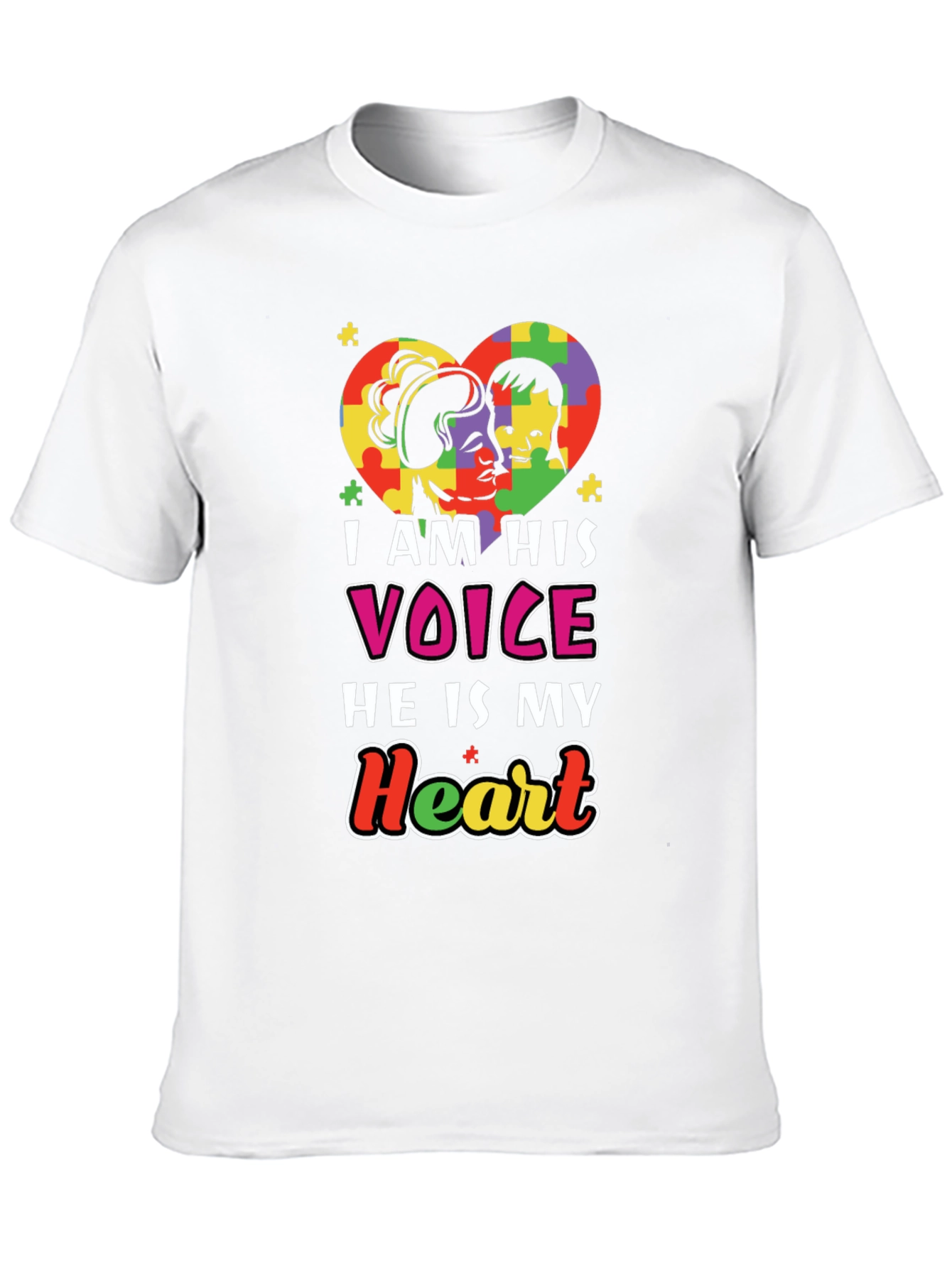 Autism Awareness T-Shirt - I am His Voice