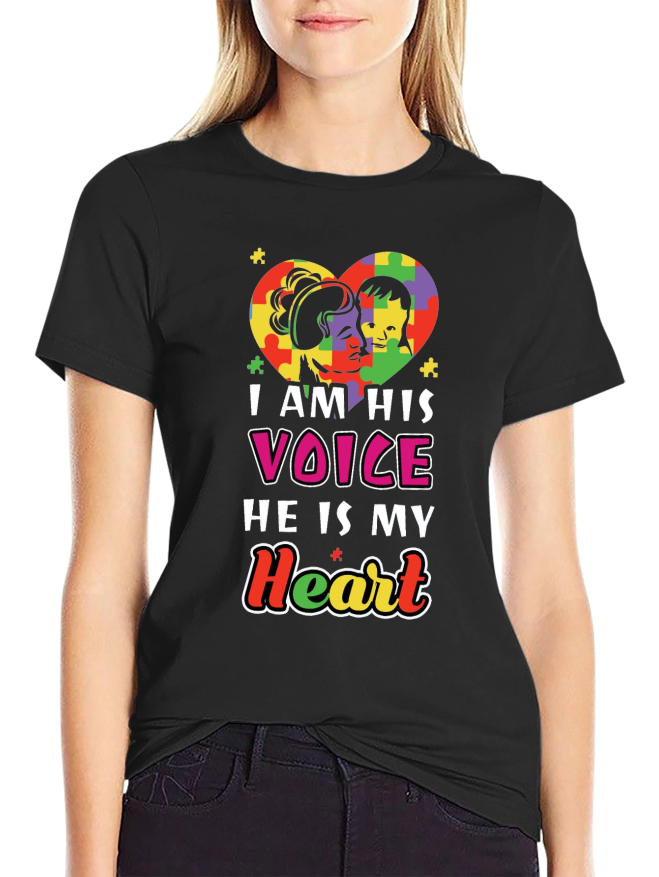 Autism Awareness T-Shirt - I am His Voice
