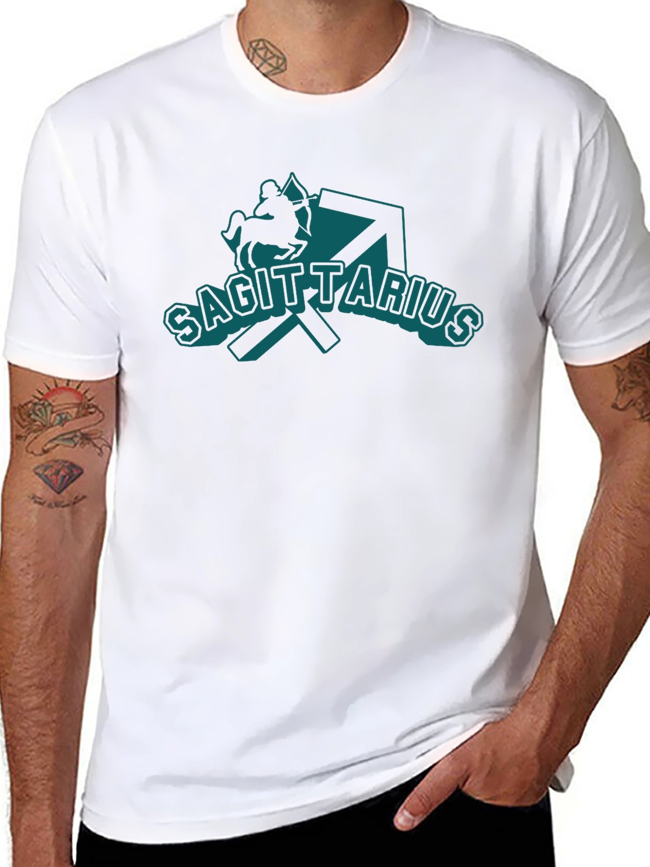 Sagittarius Zodiac Sign Graphic T-Shirt