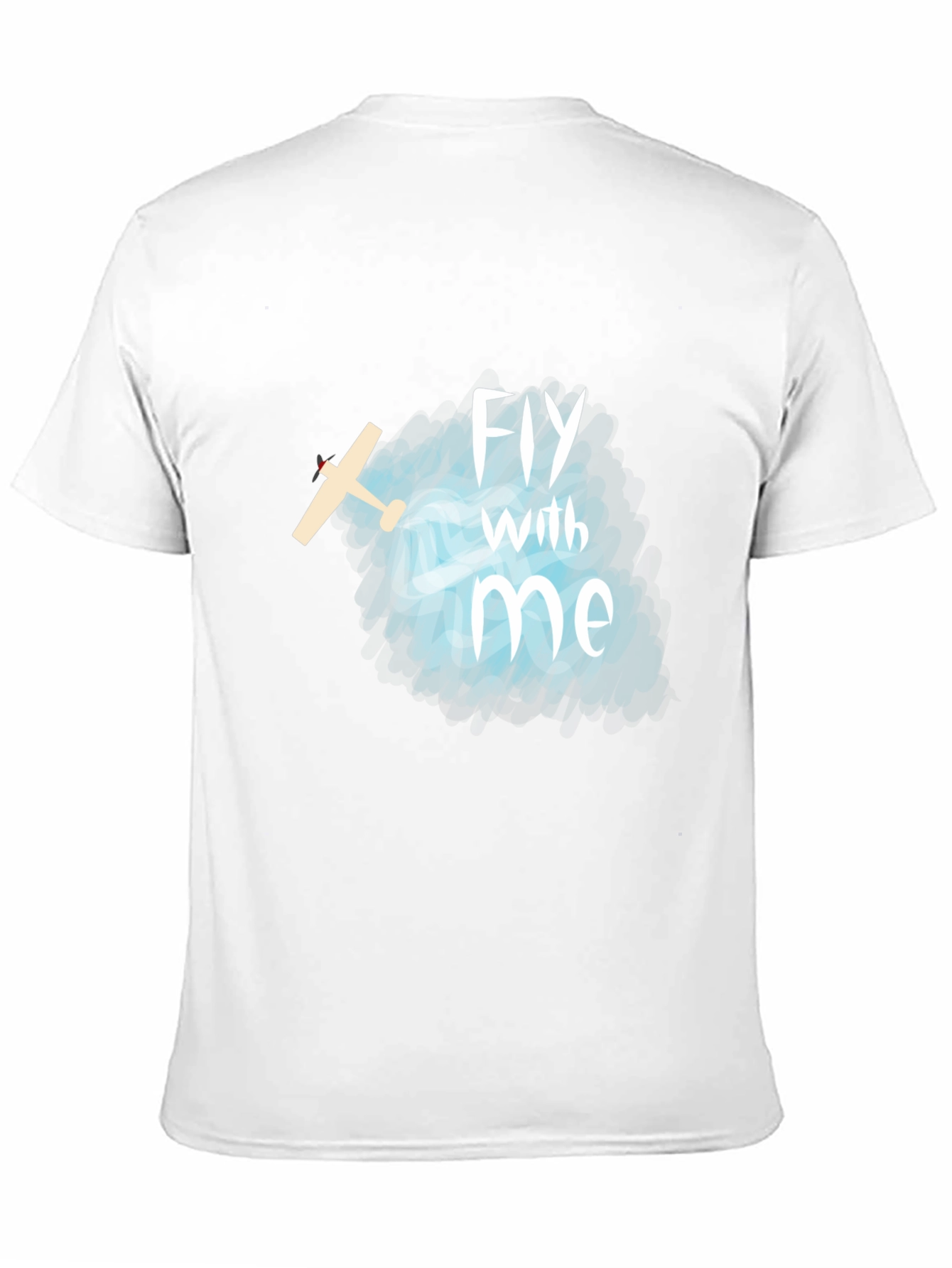 Fly With Me T-Shirt - Airplane Graphic Tee