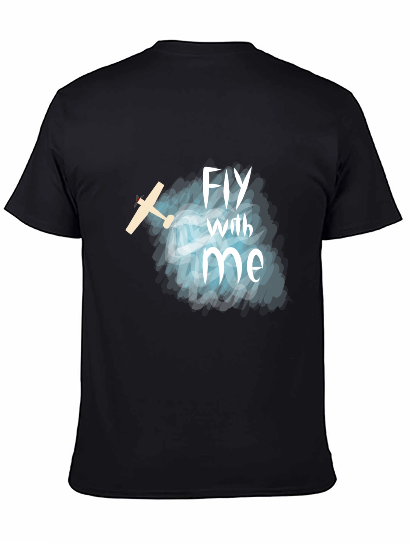 Fly With Me T-Shirt - Airplane Graphic Tee
