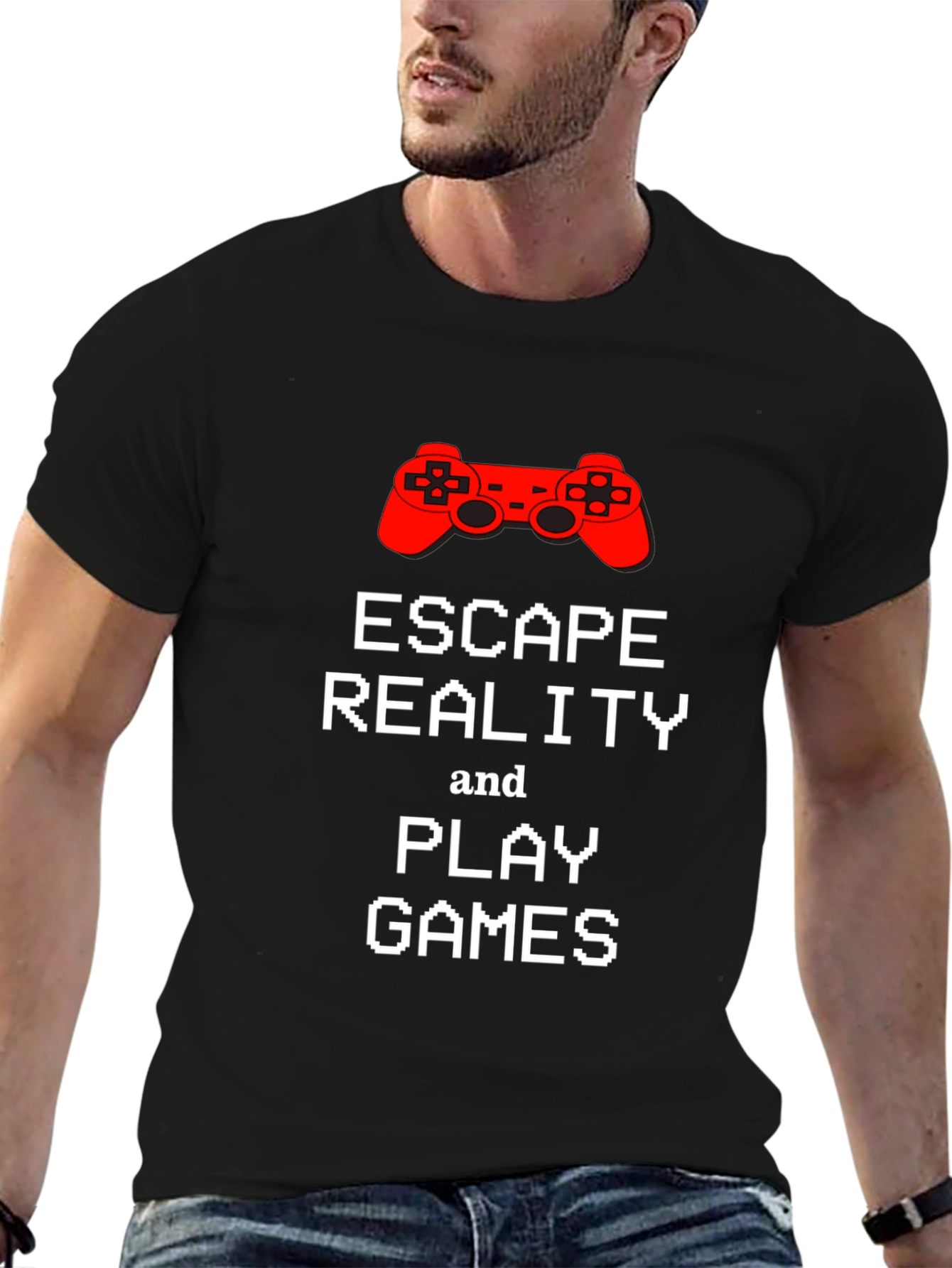 Escape Reality Play Games T-Shirt - Gamer Tee