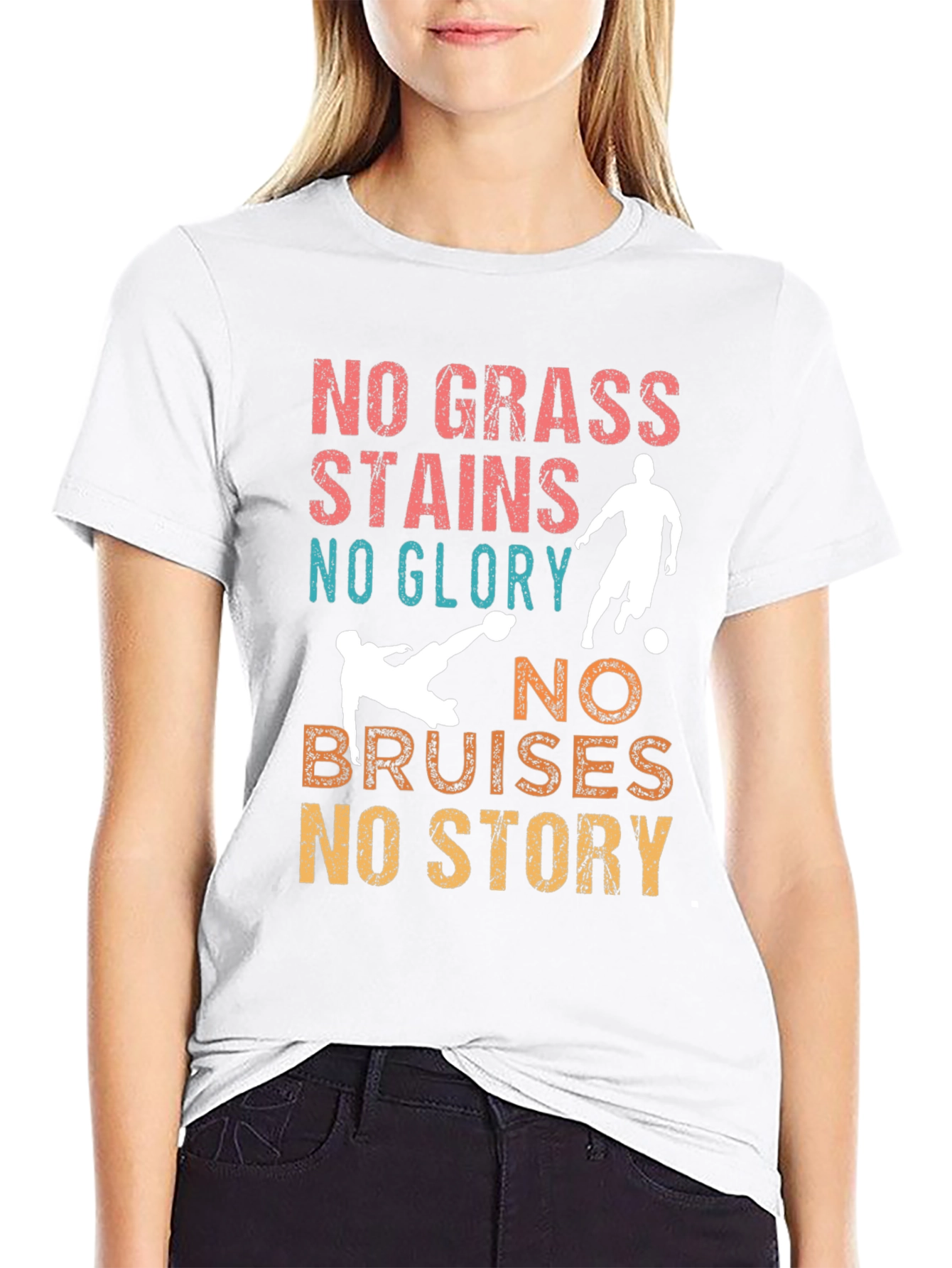 Soccer T-Shirt - No Grass Stains No Glory
