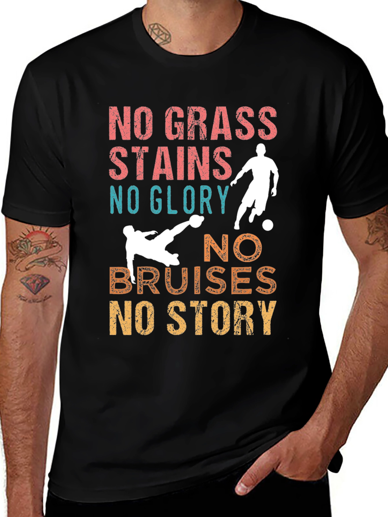 Soccer T-Shirt - No Grass Stains No Glory