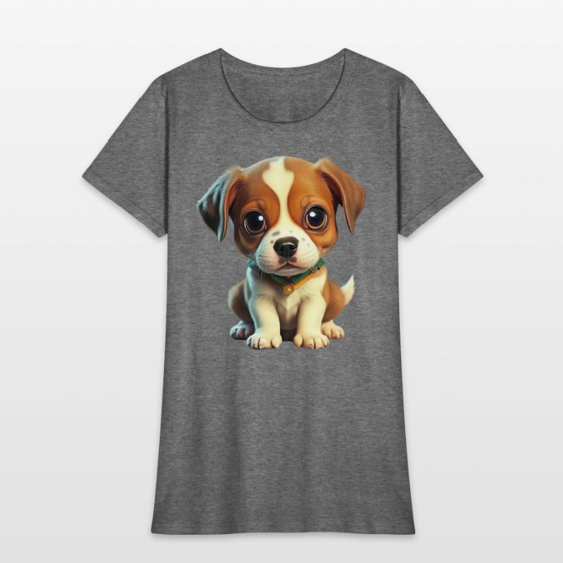 A dog sits and looks at you