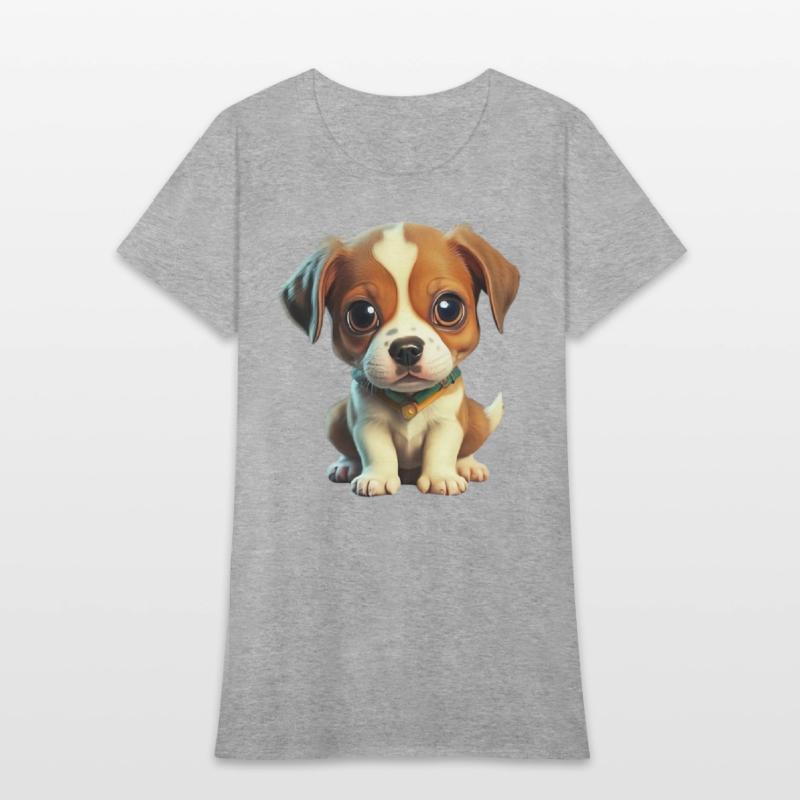 A dog sits and looks at you