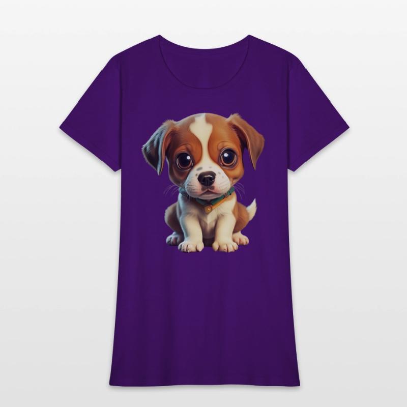 A dog sits and looks at you