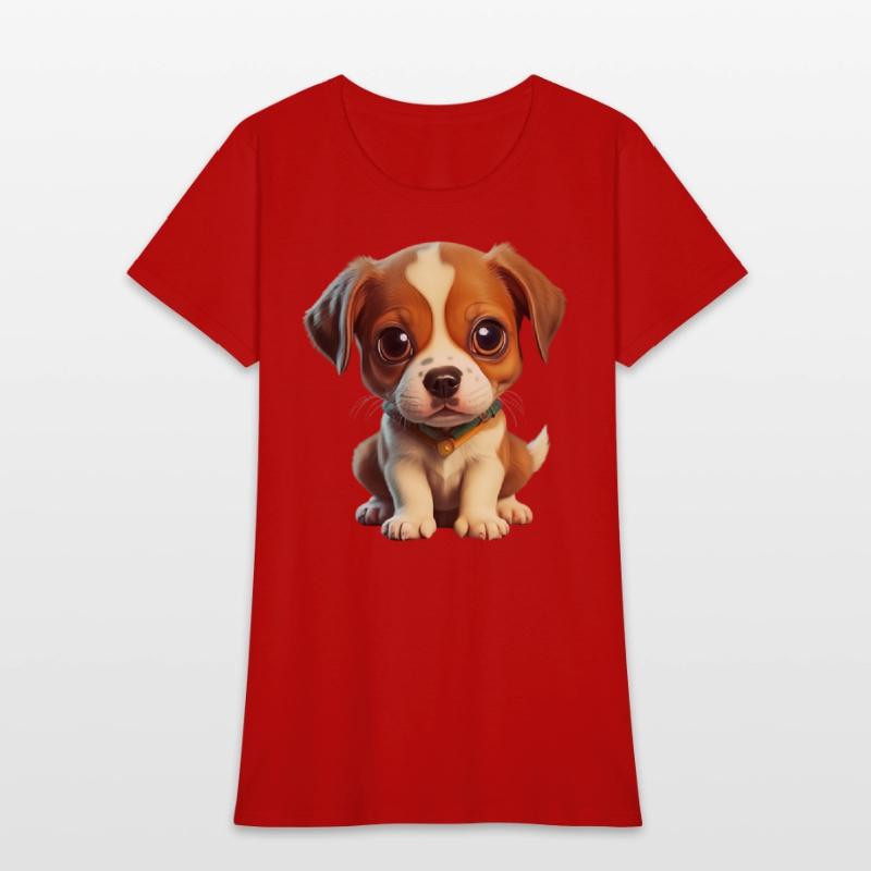 A dog sits and looks at you