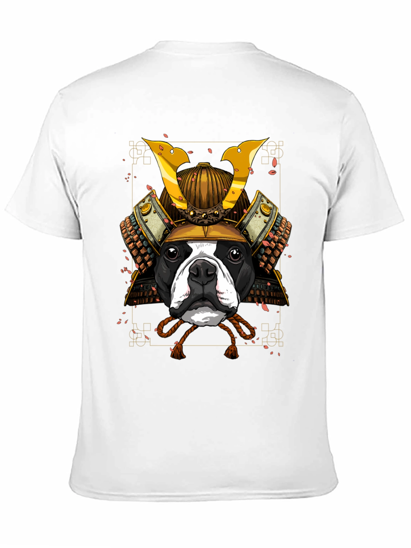 Samurai Dog T-Shirt - Black Graphic Tee