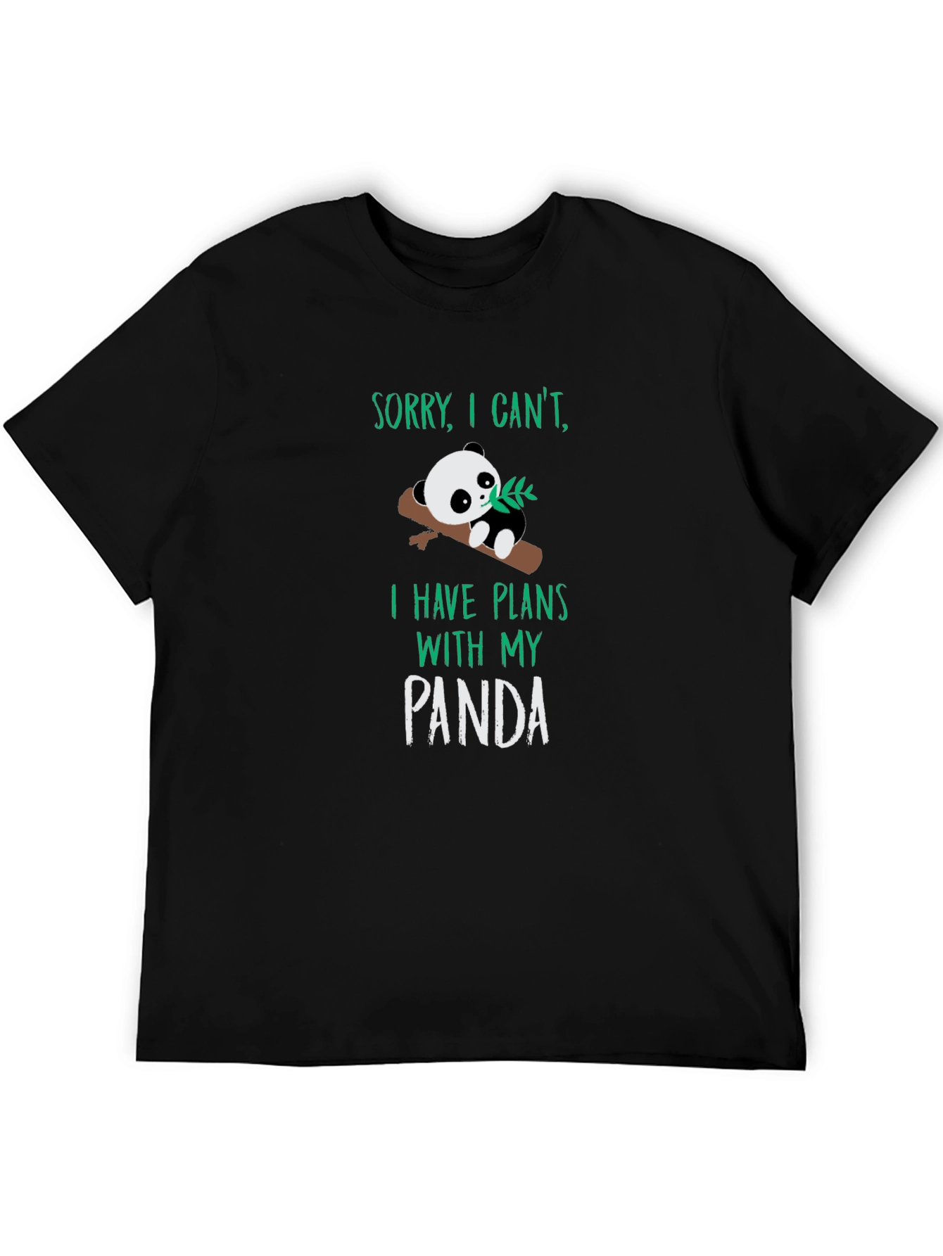 Panda Plans Graphic Tee - Cute & Comfy
