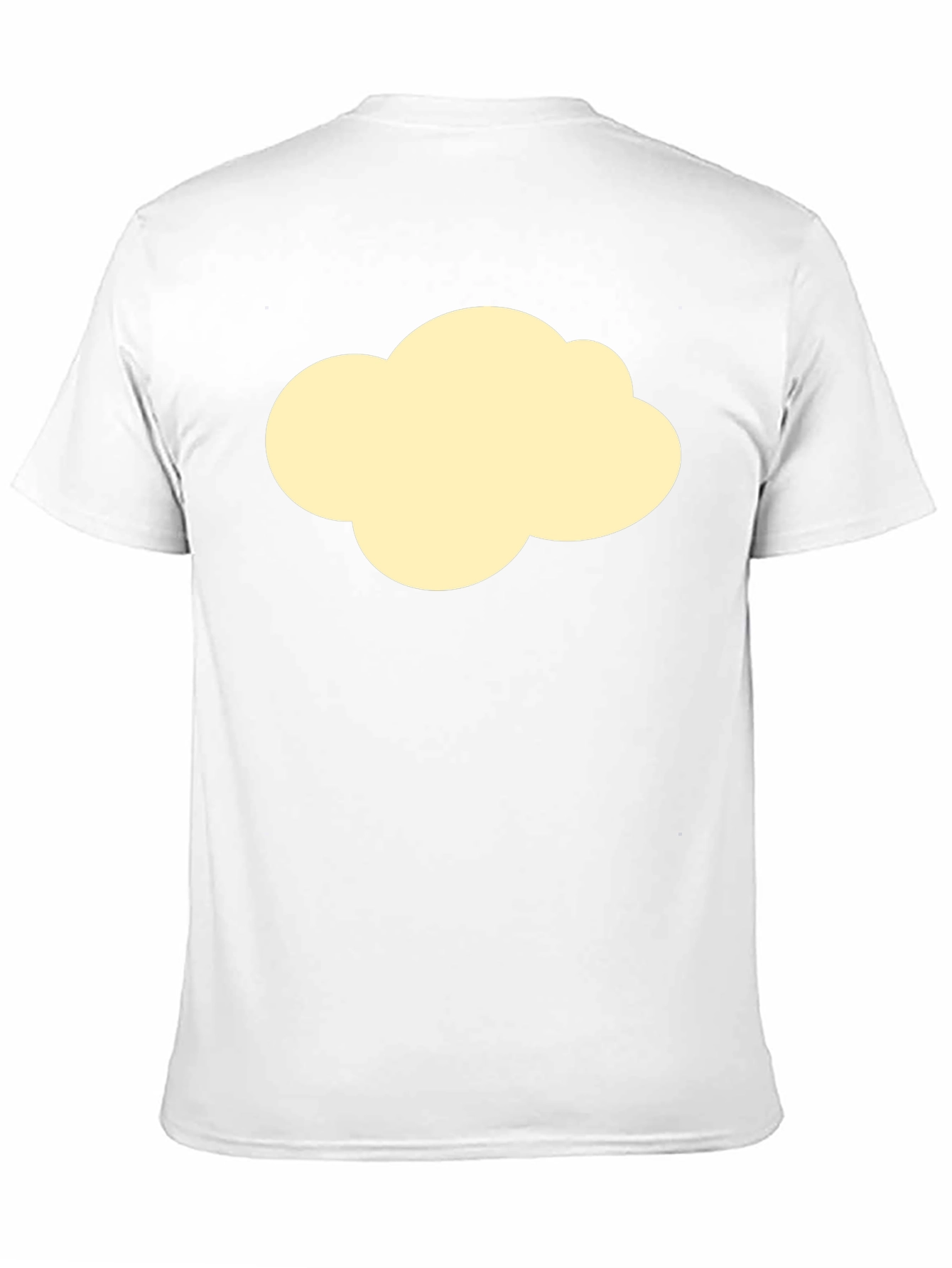 Cloud Graphic Tee - Black Cotton Casual T-Shirt