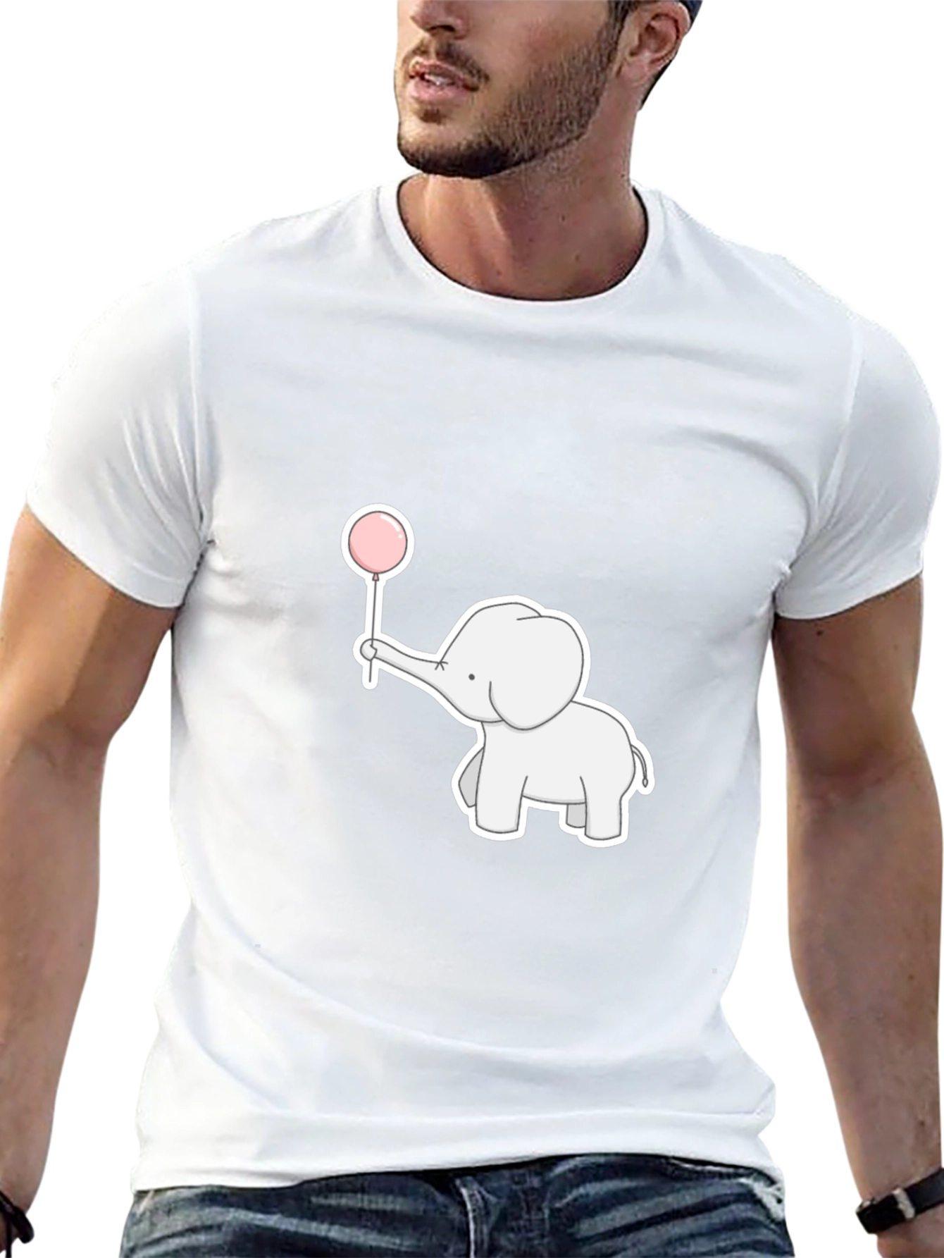Elephant Balloon Graphic Tee