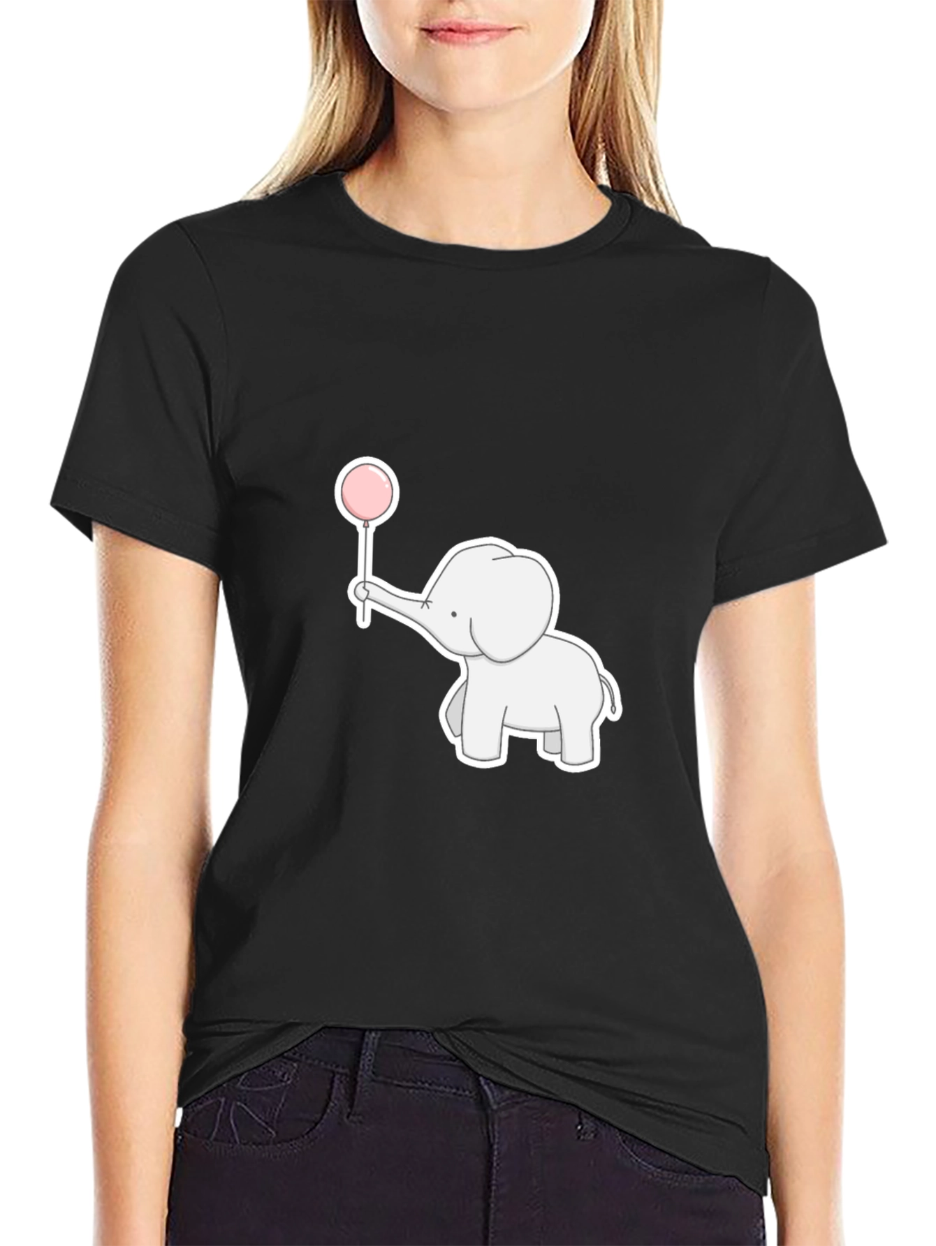 Elephant Balloon Graphic Tee