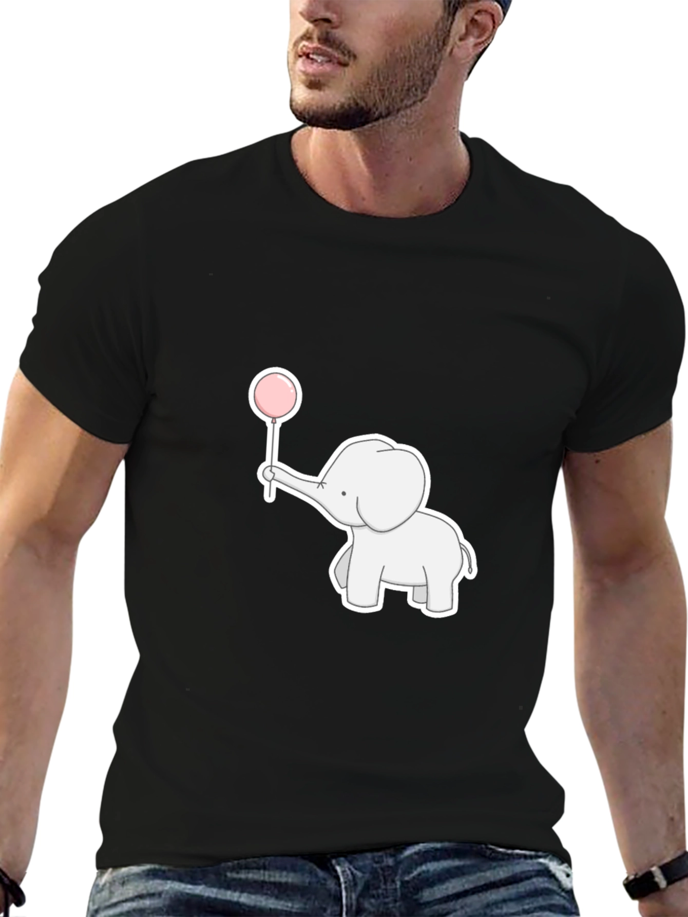 Elephant Balloon Graphic Tee