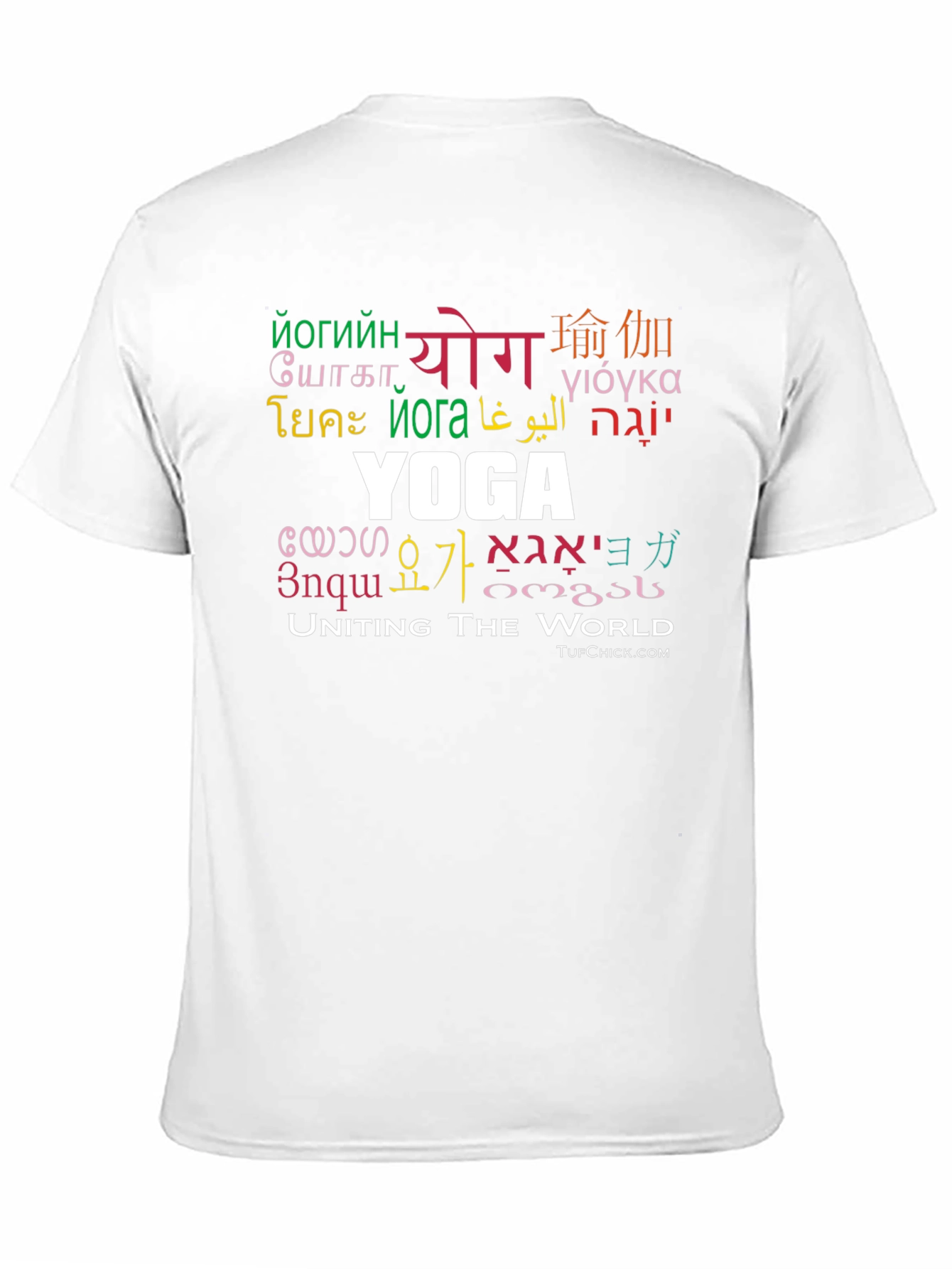 Yoga Uniting The World Black T-Shirt