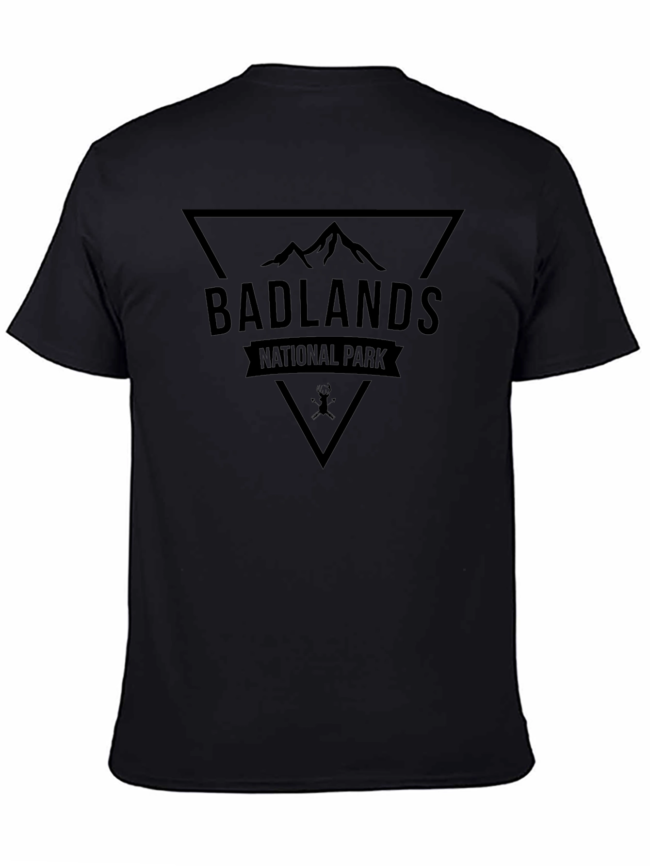 Badlands National Park T-Shirt - Black Graphic Tee