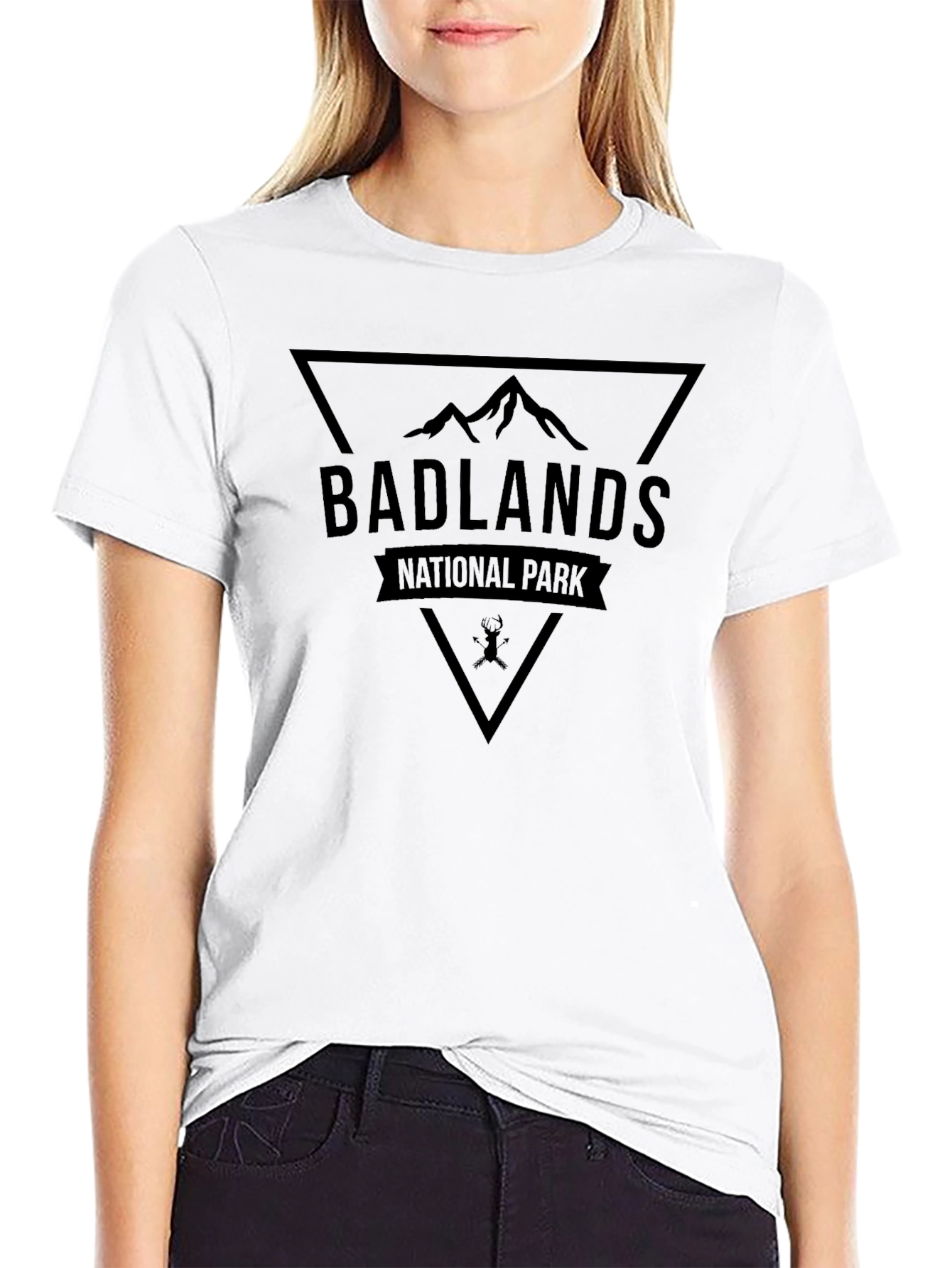 Badlands National Park T-Shirt - Black Graphic Tee