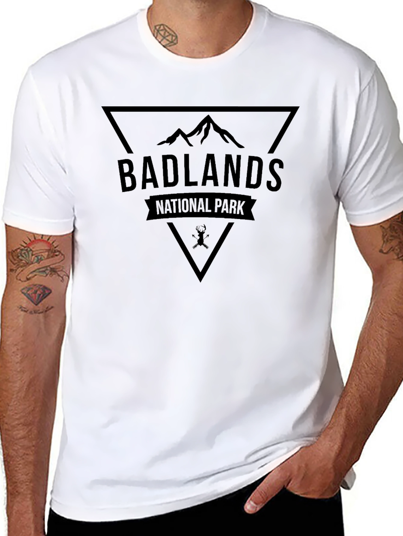 Badlands National Park T-Shirt - Black Graphic Tee