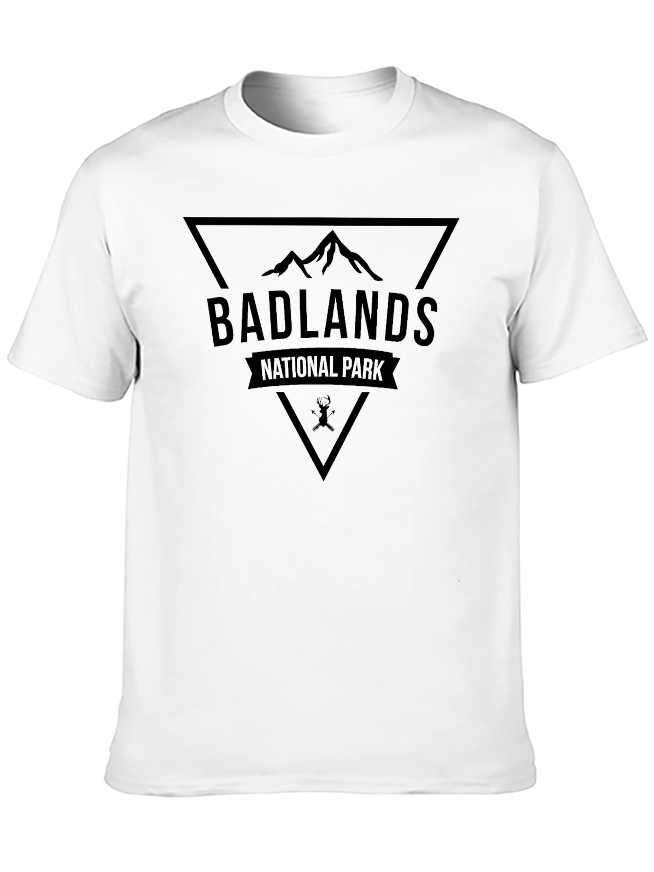 Badlands National Park T-Shirt - Black Graphic Tee