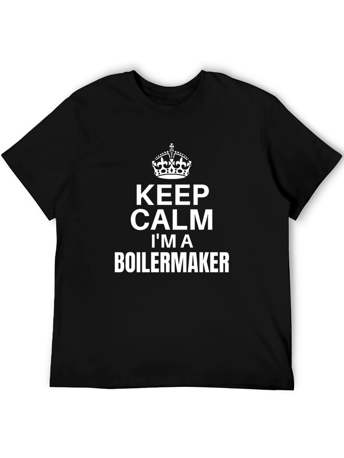 Keep Calm Boilemaker T-Shirt - Black Cotton Tee
