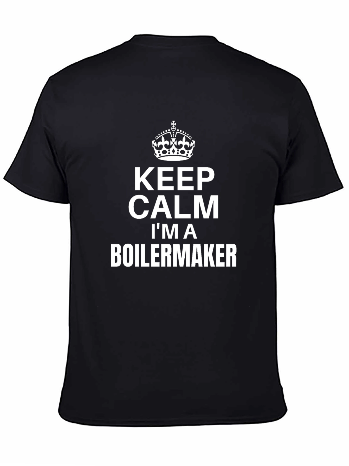 Keep Calm Boilemaker T-Shirt - Black Cotton Tee