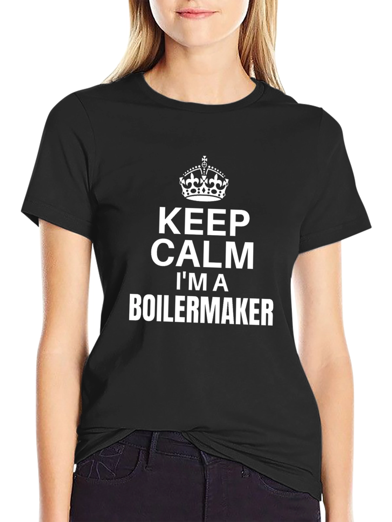 Keep Calm Boilemaker T-Shirt - Black Cotton Tee