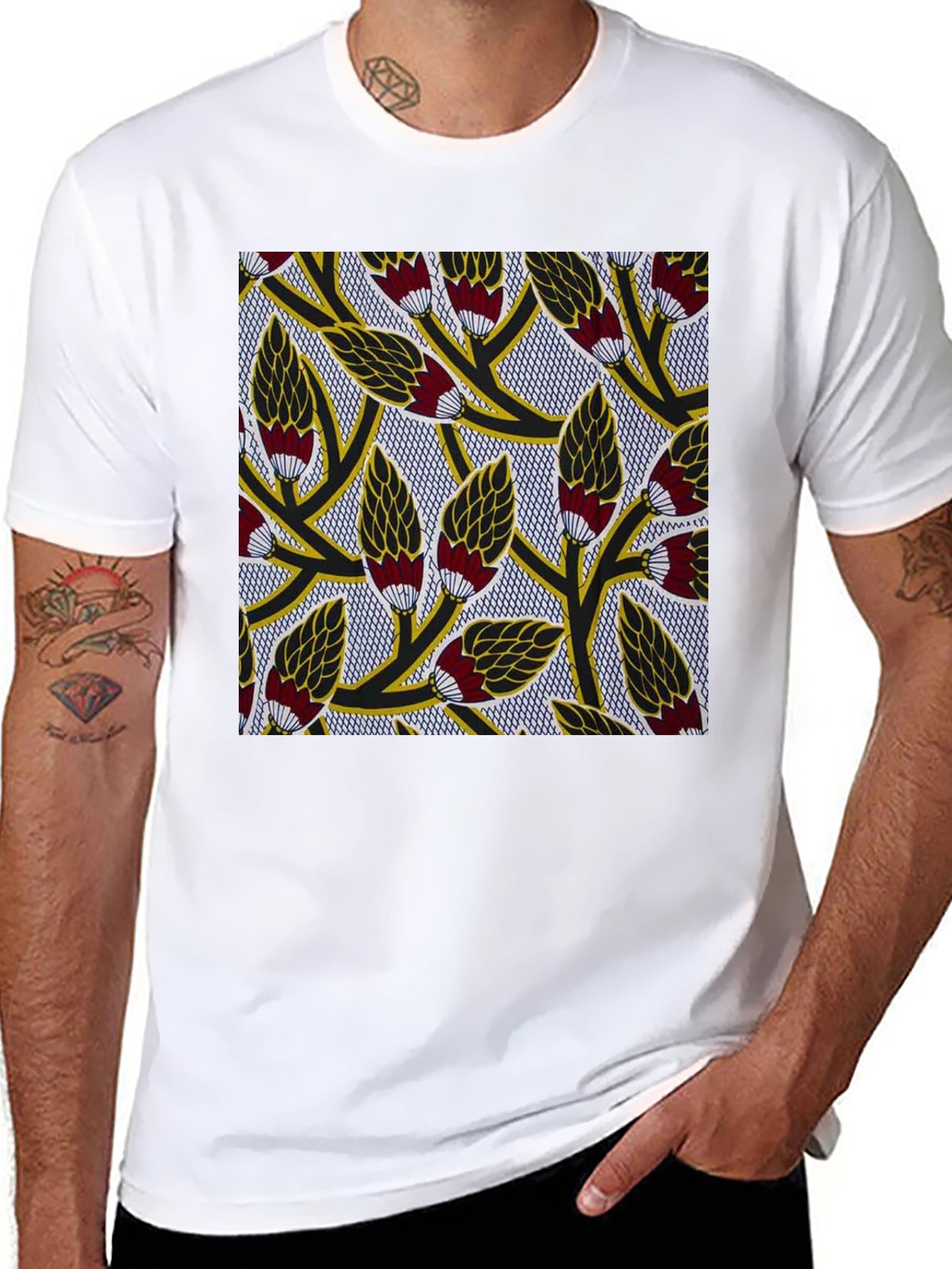 Unique Pattern T-Shirt | Casual Style
