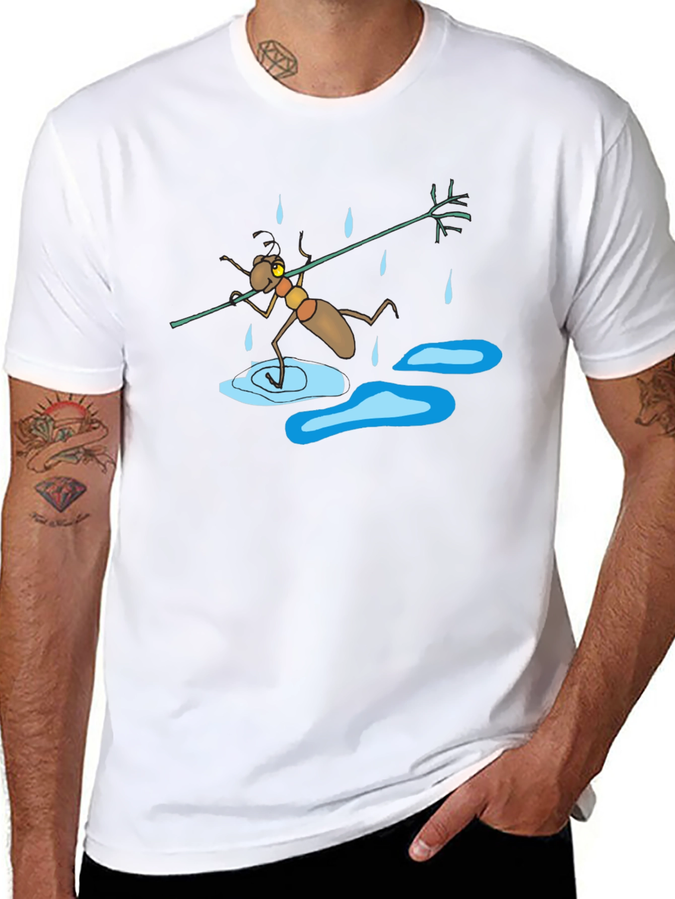 Ant Rain Black T-shirt
