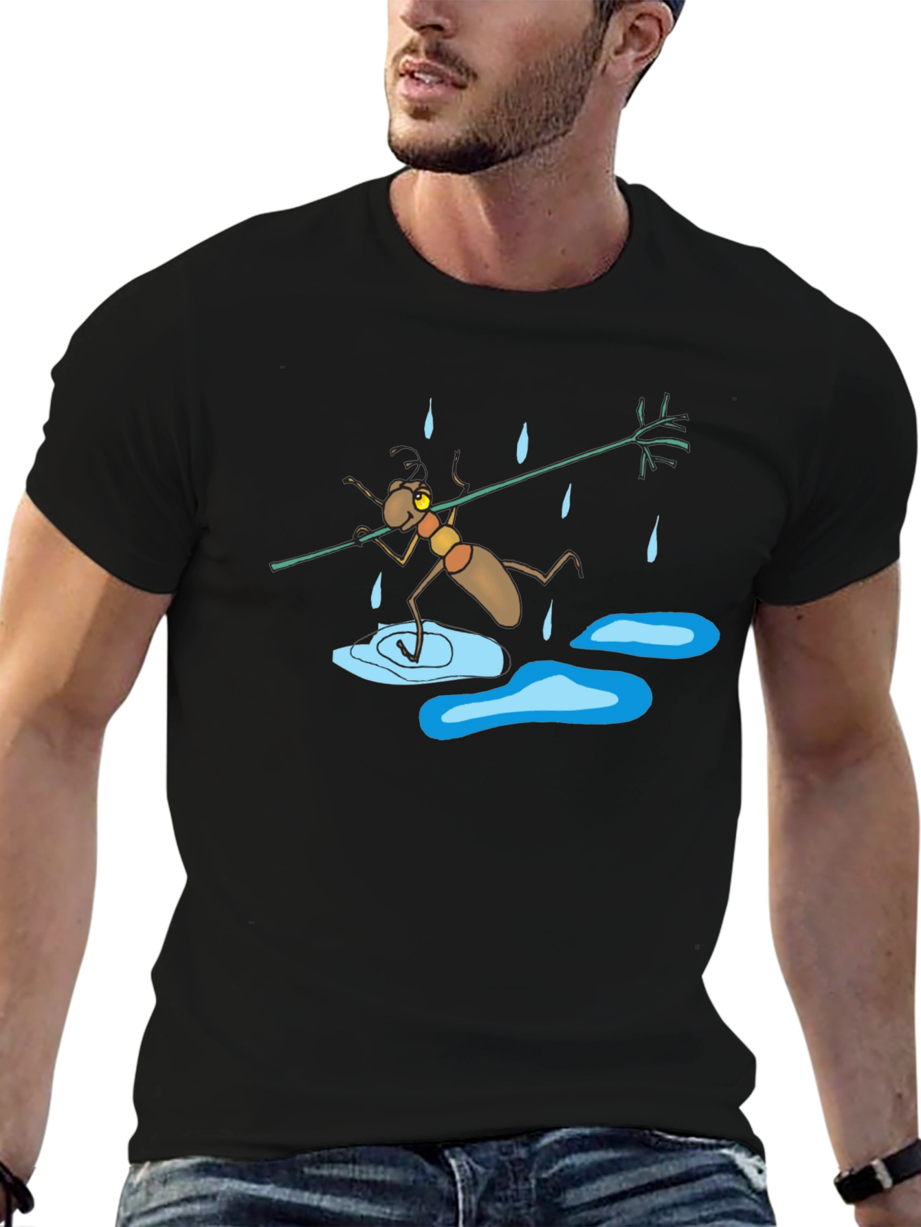 Ant Rain Black T-shirt