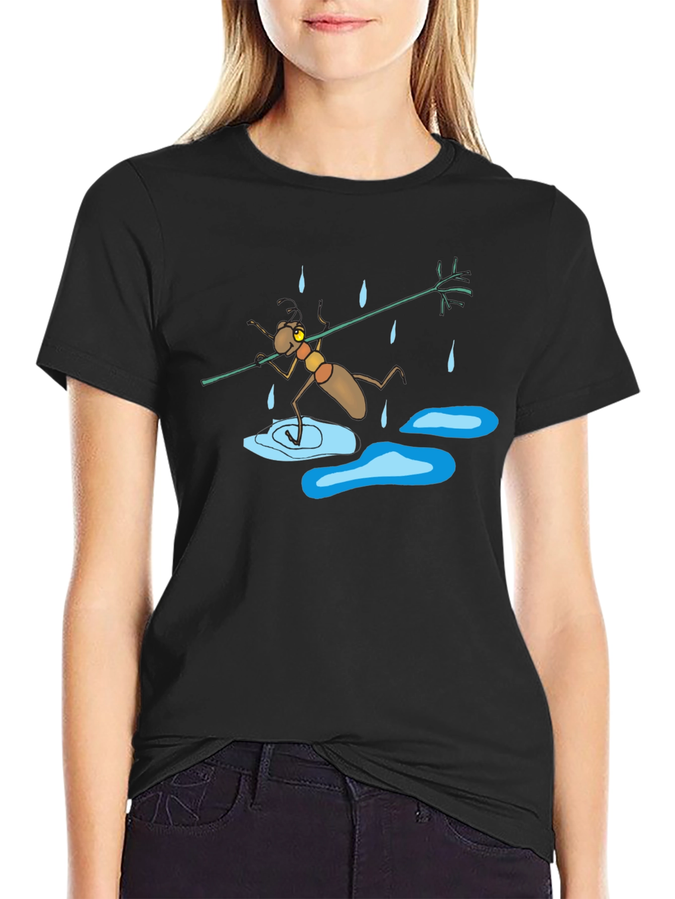 Ant Rain Black T-shirt