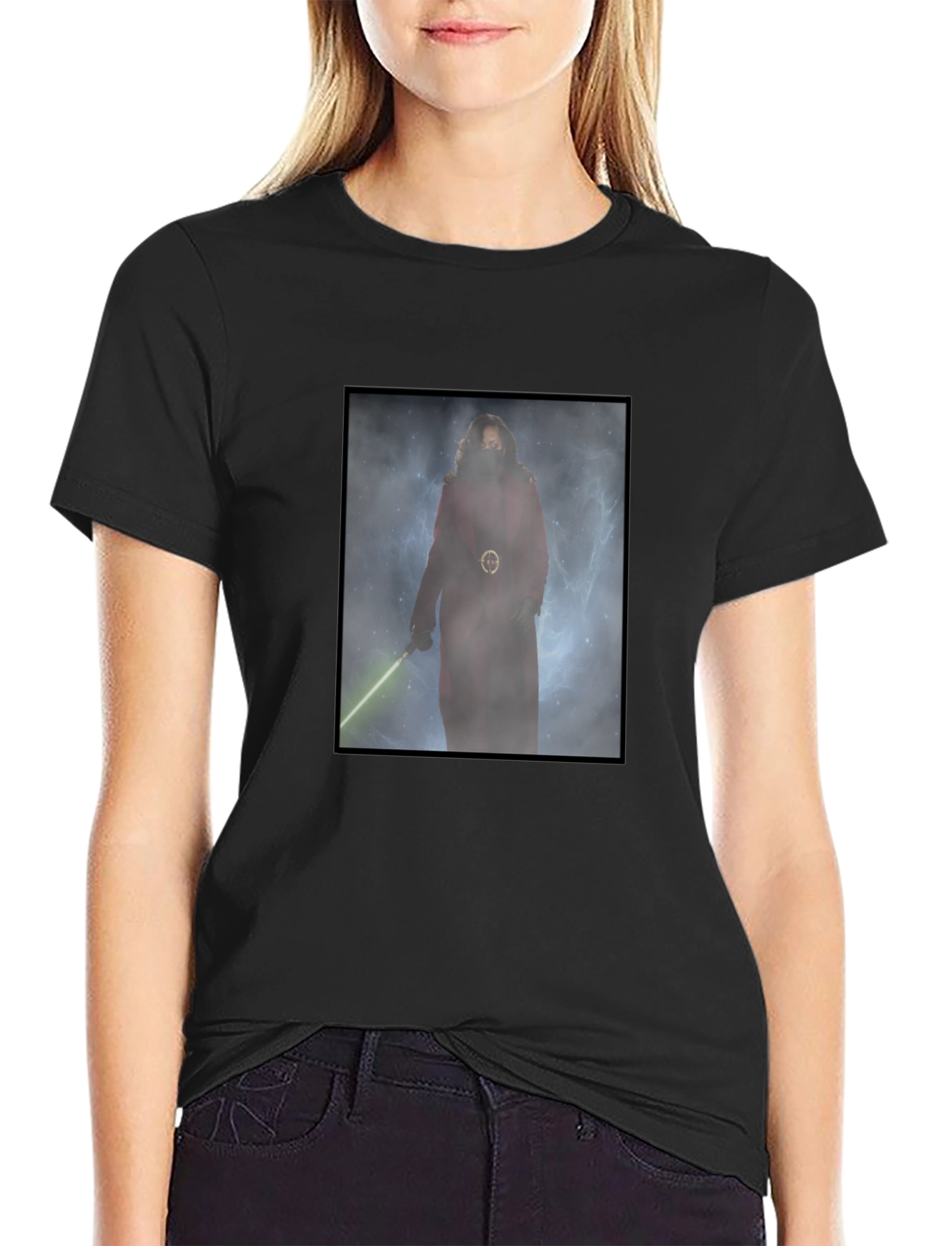 Darth Revan T-Shirt - Green Lightsaber