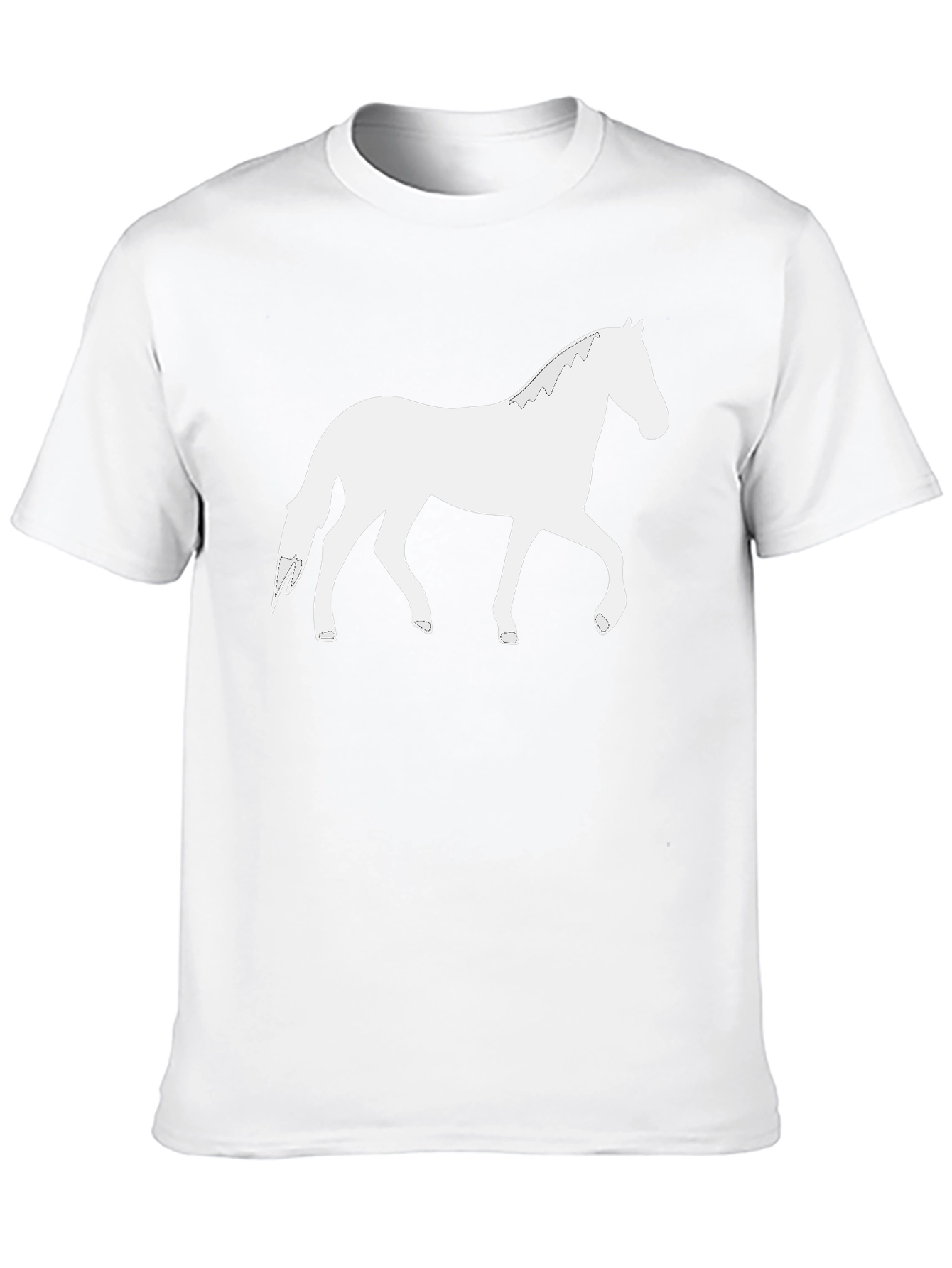 Horse Graphic Tee - Stylish Casual Comfort
