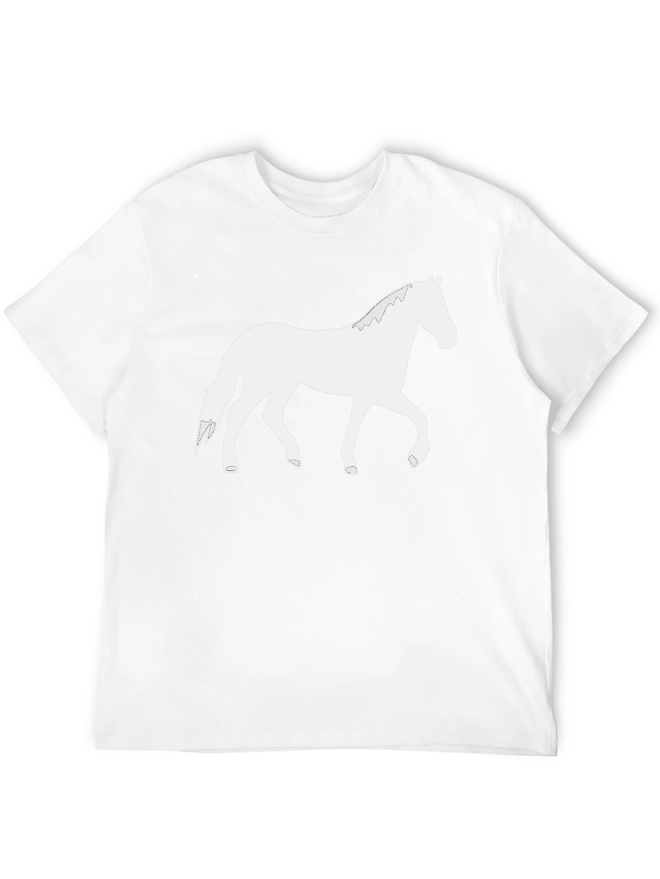 Horse Graphic Tee - Stylish Casual Comfort