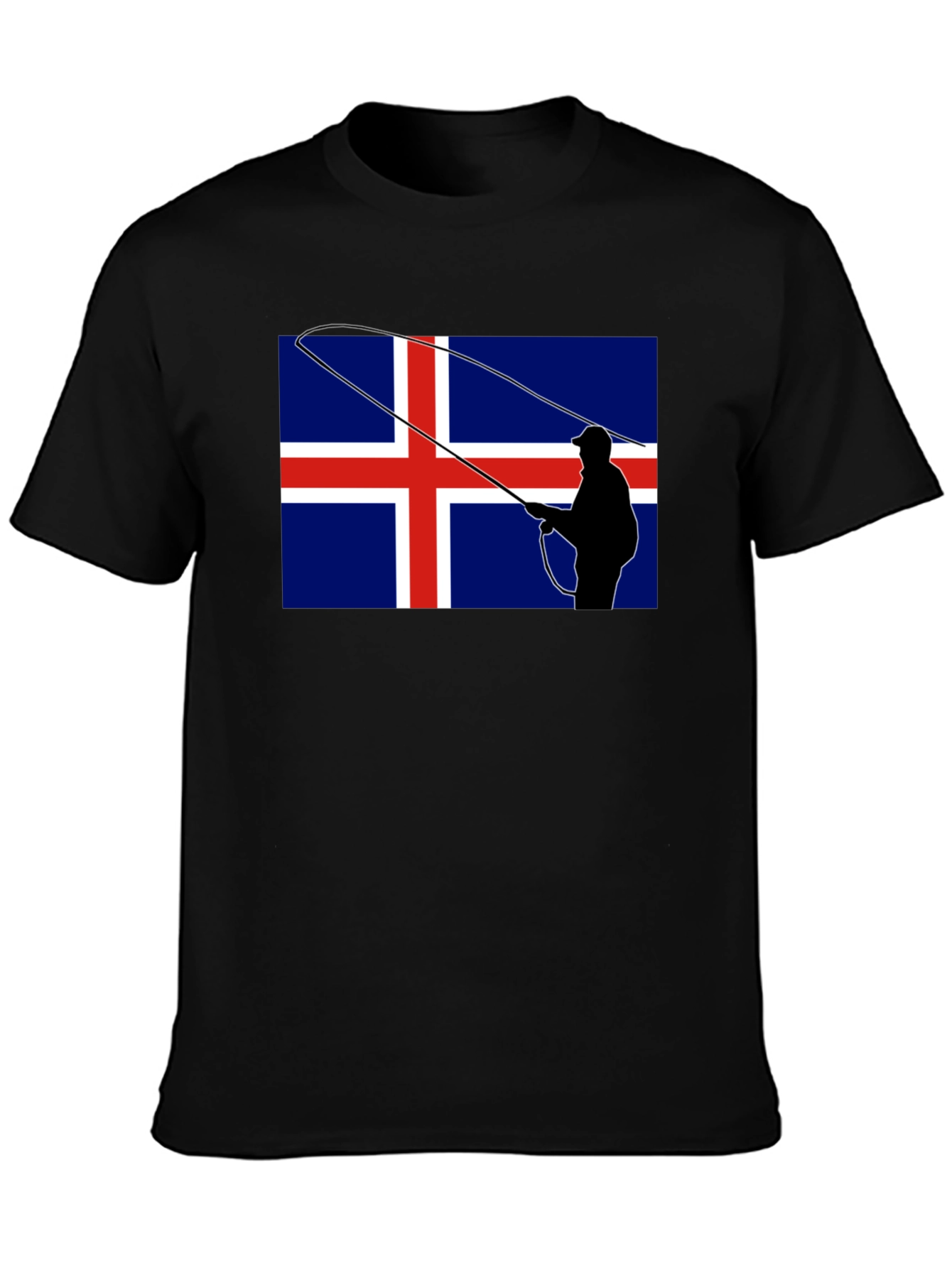 Icelandic Fishing Flag Graphic Tee