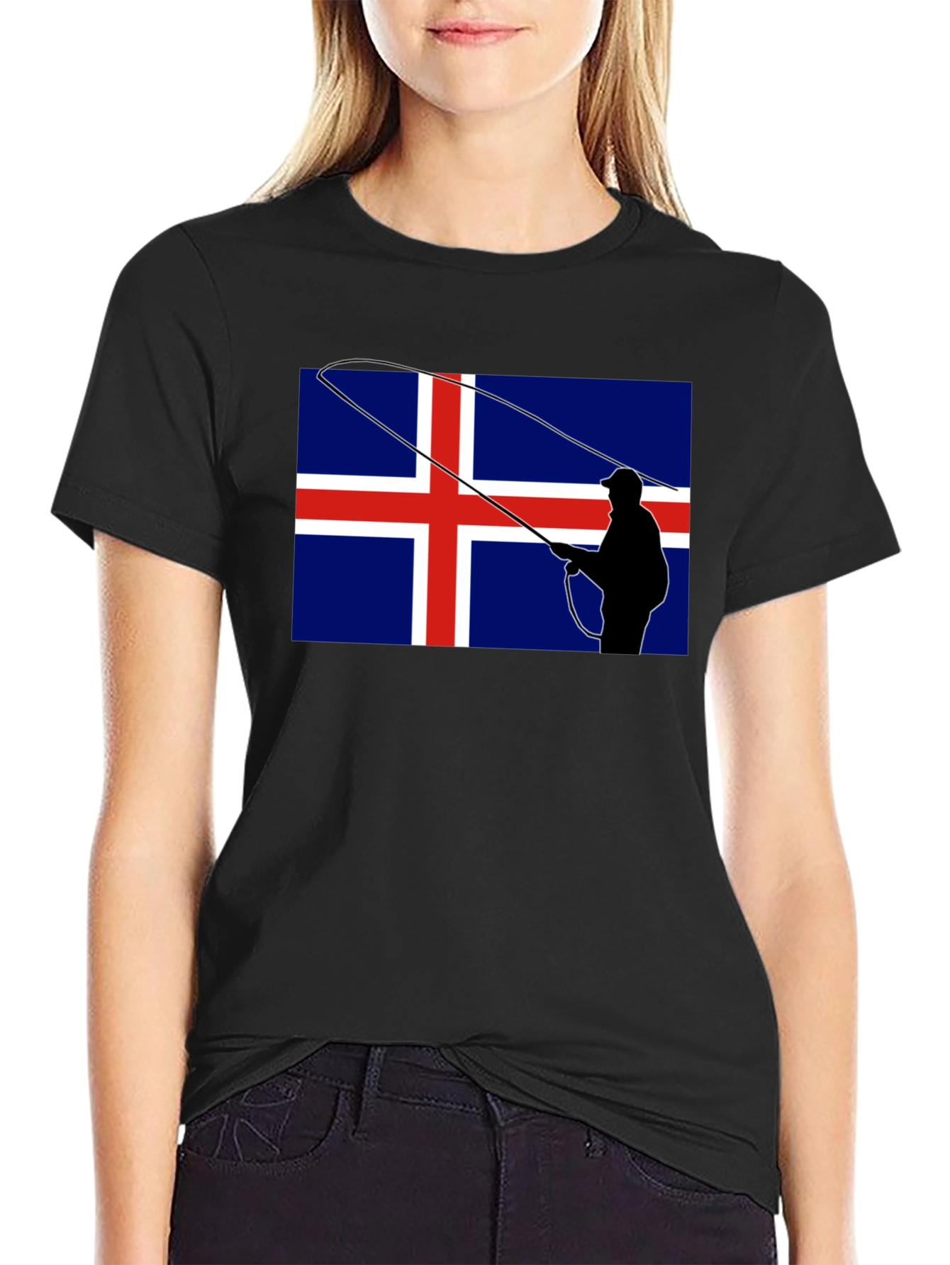 Icelandic Fishing Flag Graphic Tee