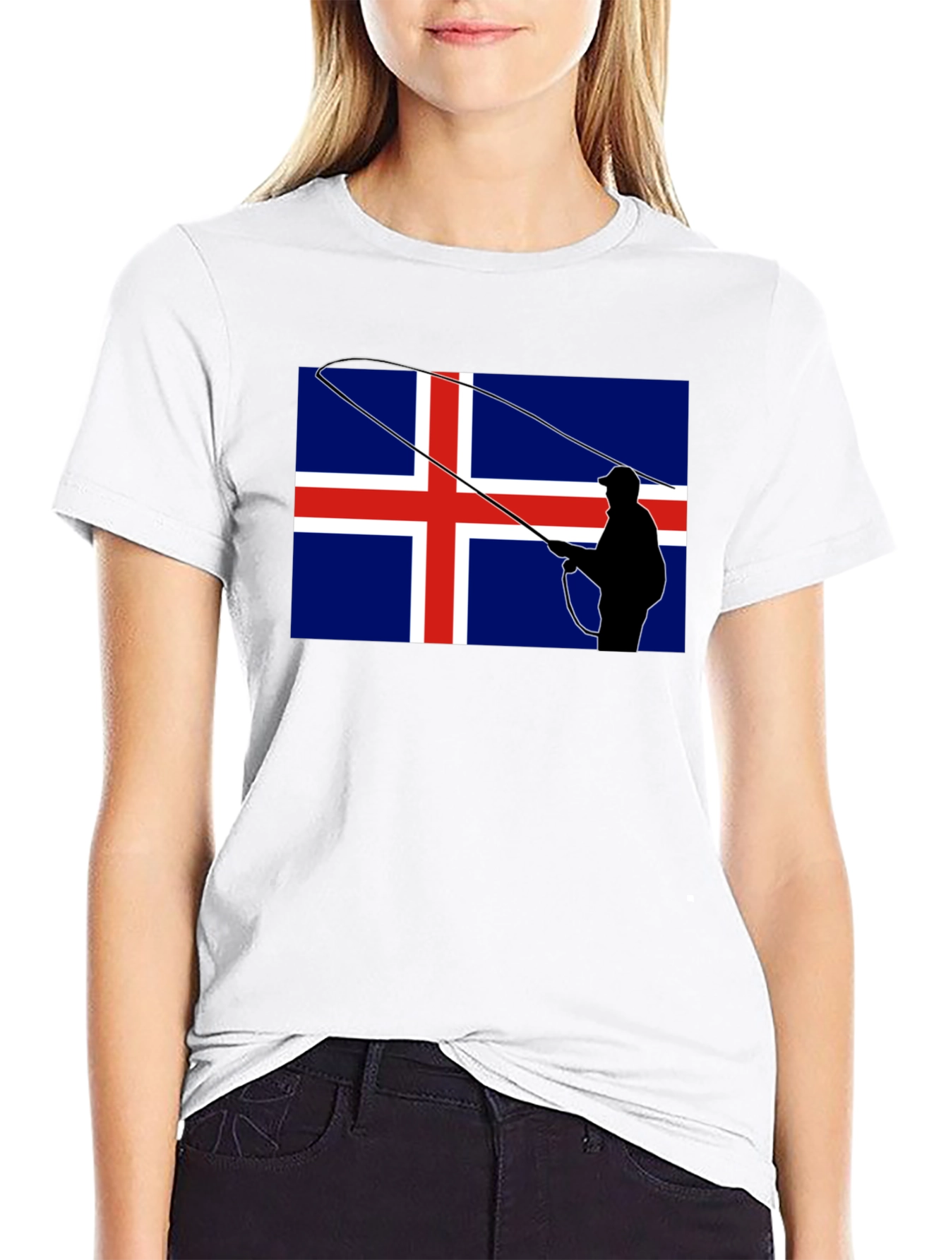 Icelandic Fishing Flag Graphic Tee