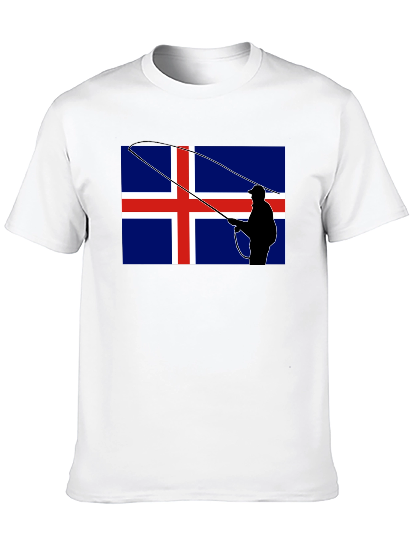 Icelandic Fishing Flag Graphic Tee
