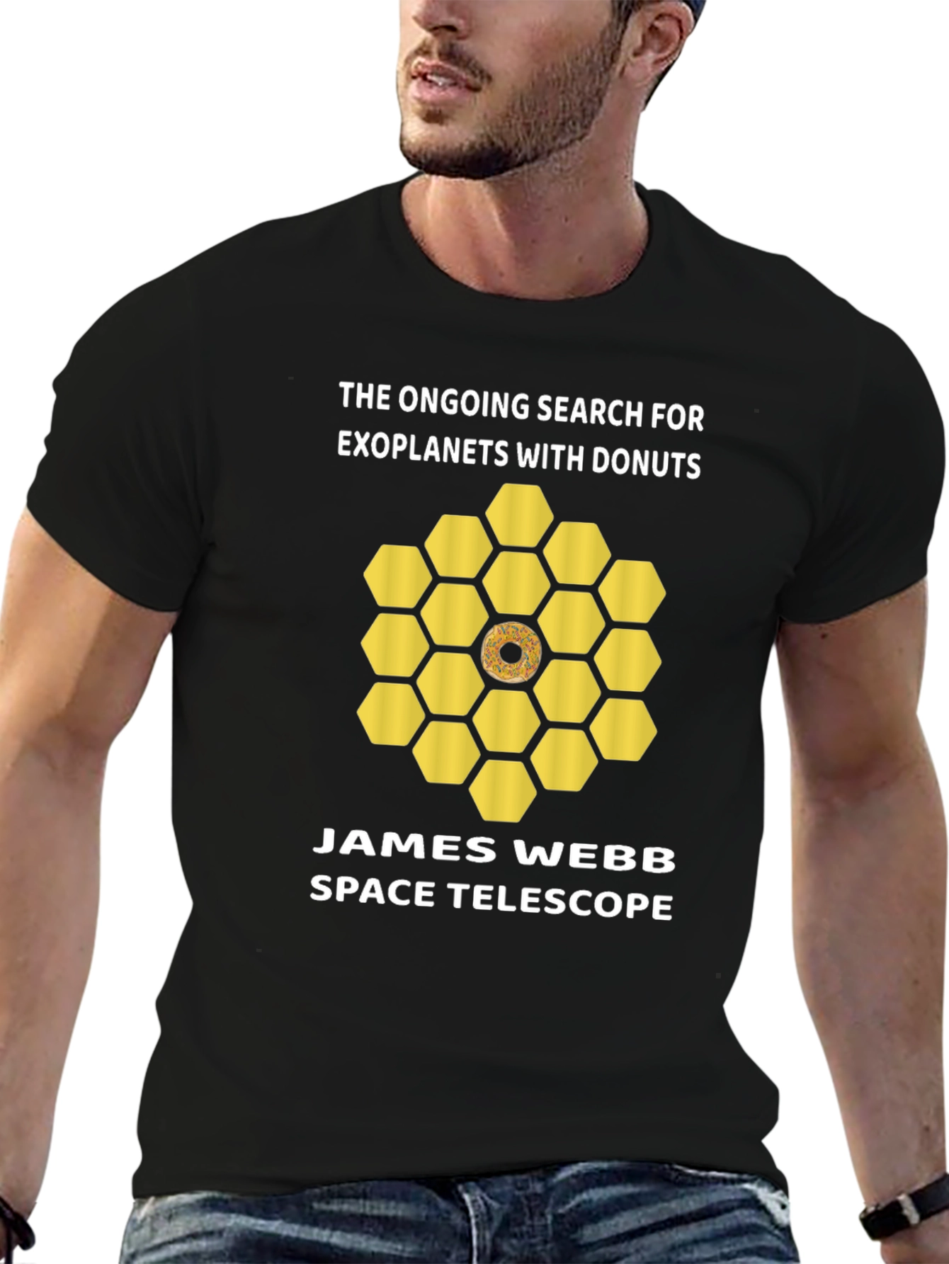 Exoplanet Donut T-Shirt - Space Telescope Tee