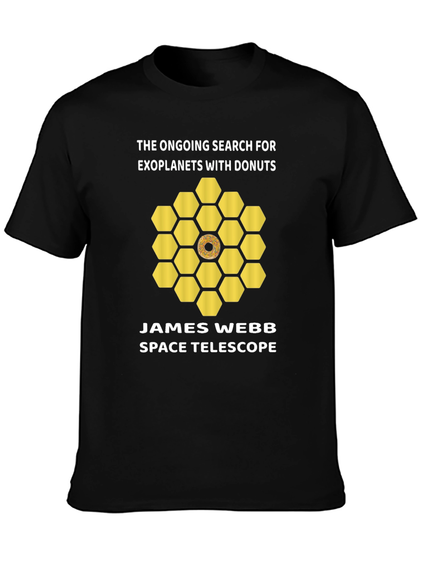 Exoplanet Donut T-Shirt - Space Telescope Tee