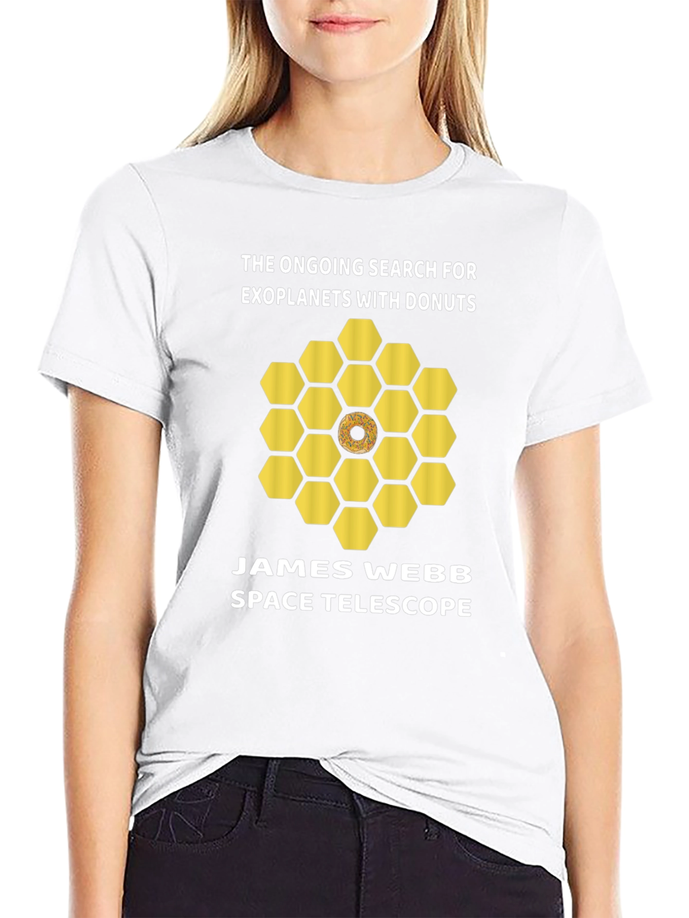 Exoplanet Donut T-Shirt - Space Telescope Tee