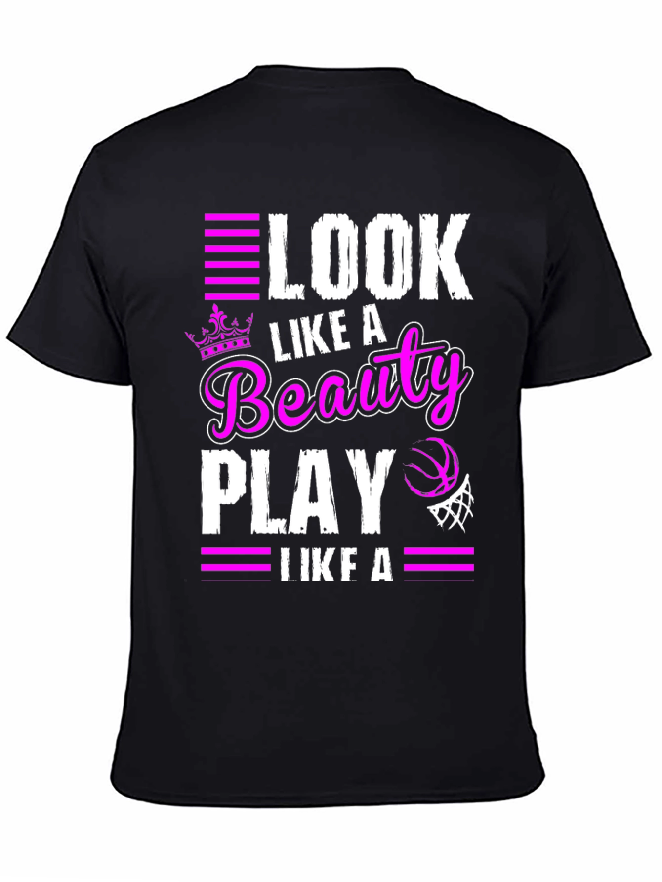 Look Like A Beauty Play Like A Beast T-Shirt