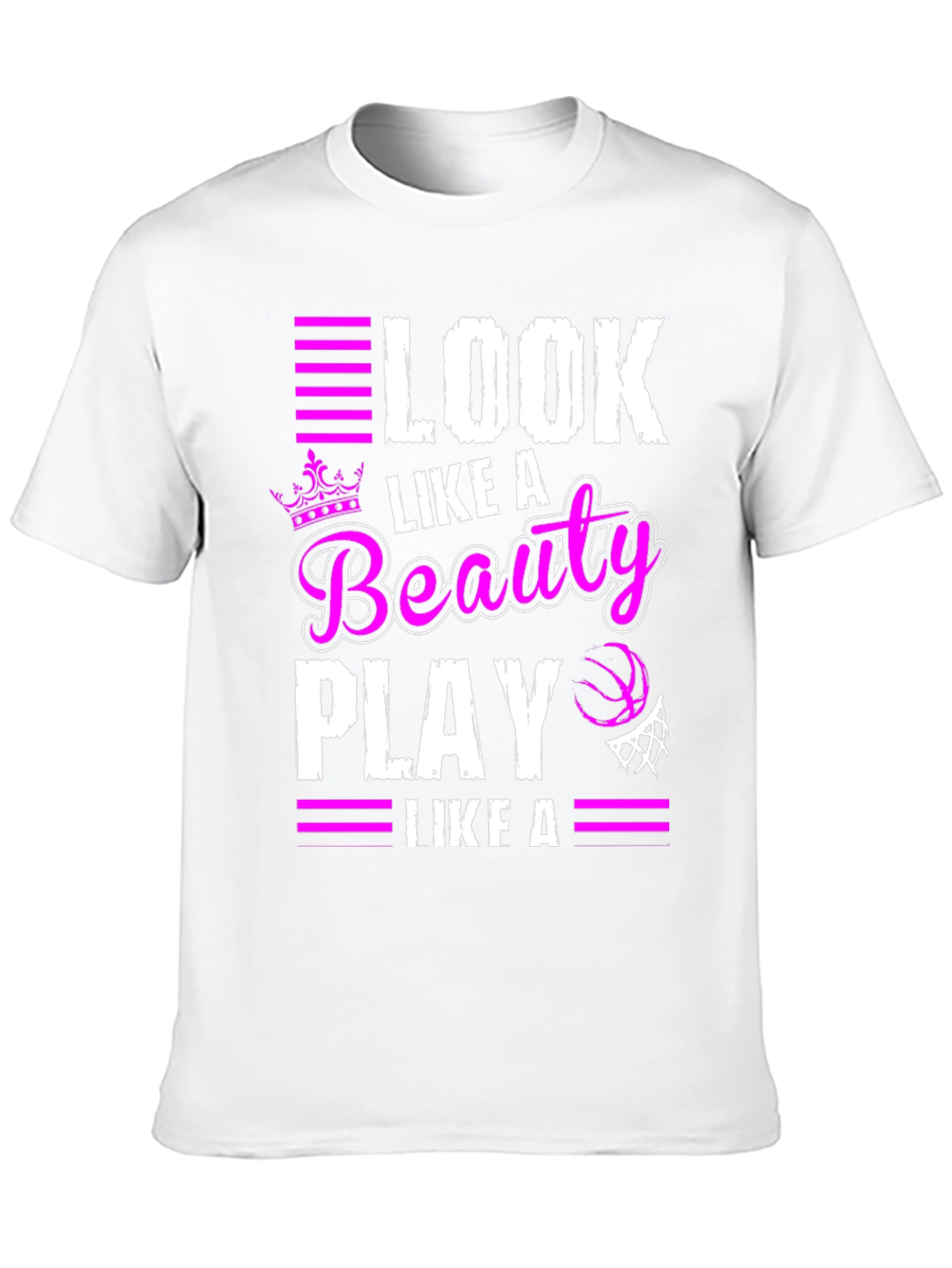 Look Like A Beauty Play Like A Beast T-Shirt