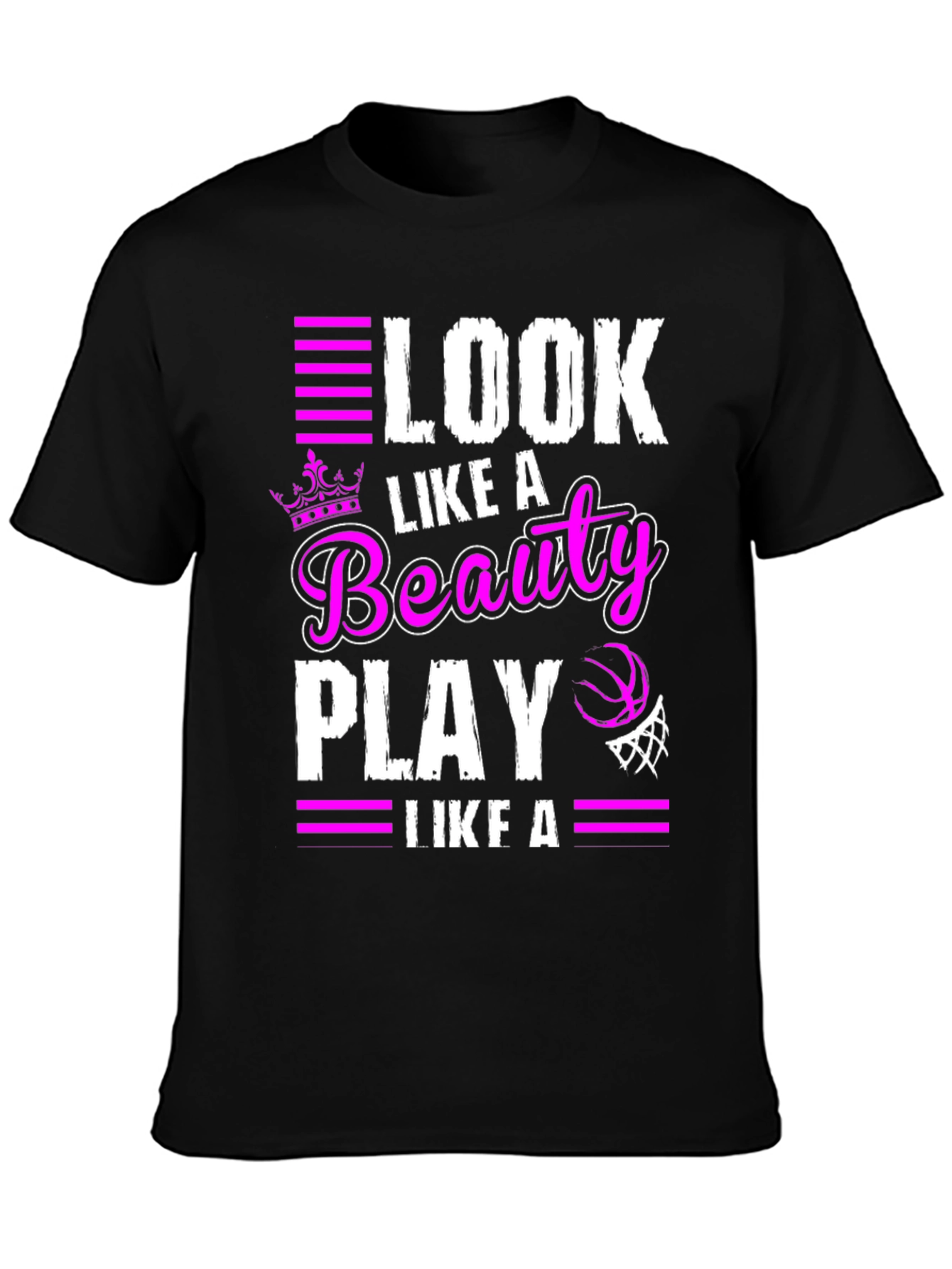 Look Like A Beauty Play Like A Beast T-Shirt