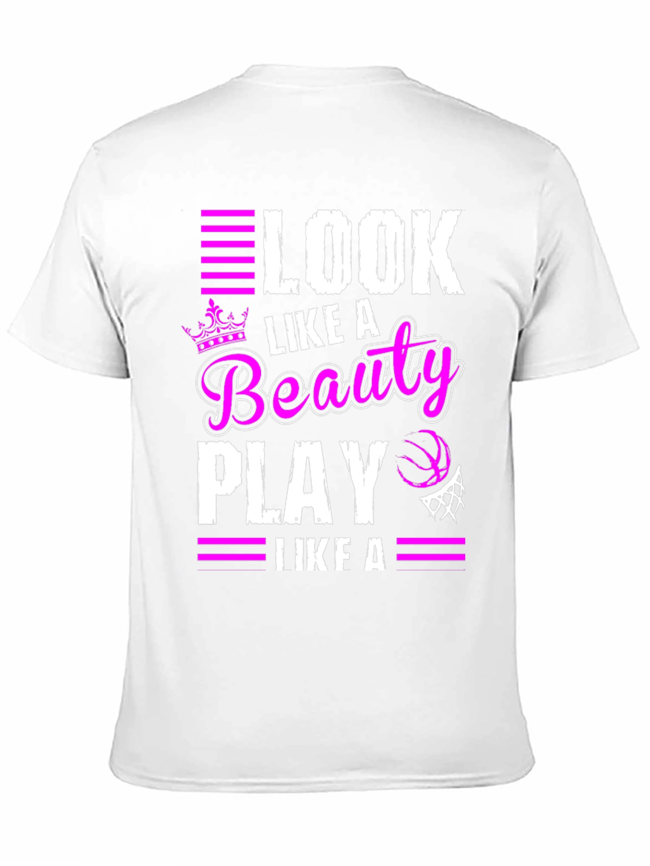 Look Like A Beauty Play Like A Beast T-Shirt