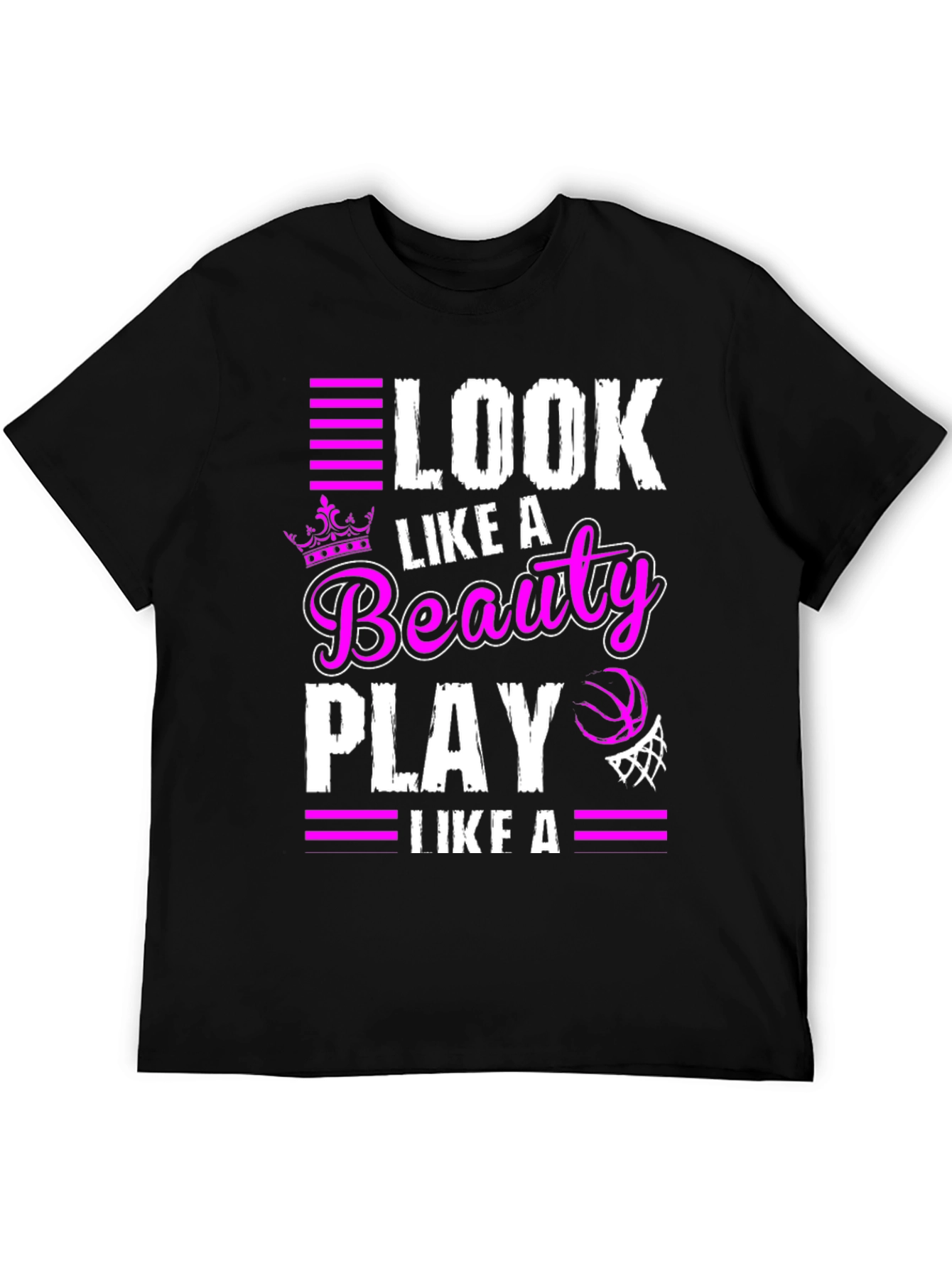 Look Like A Beauty Play Like A Beast T-Shirt