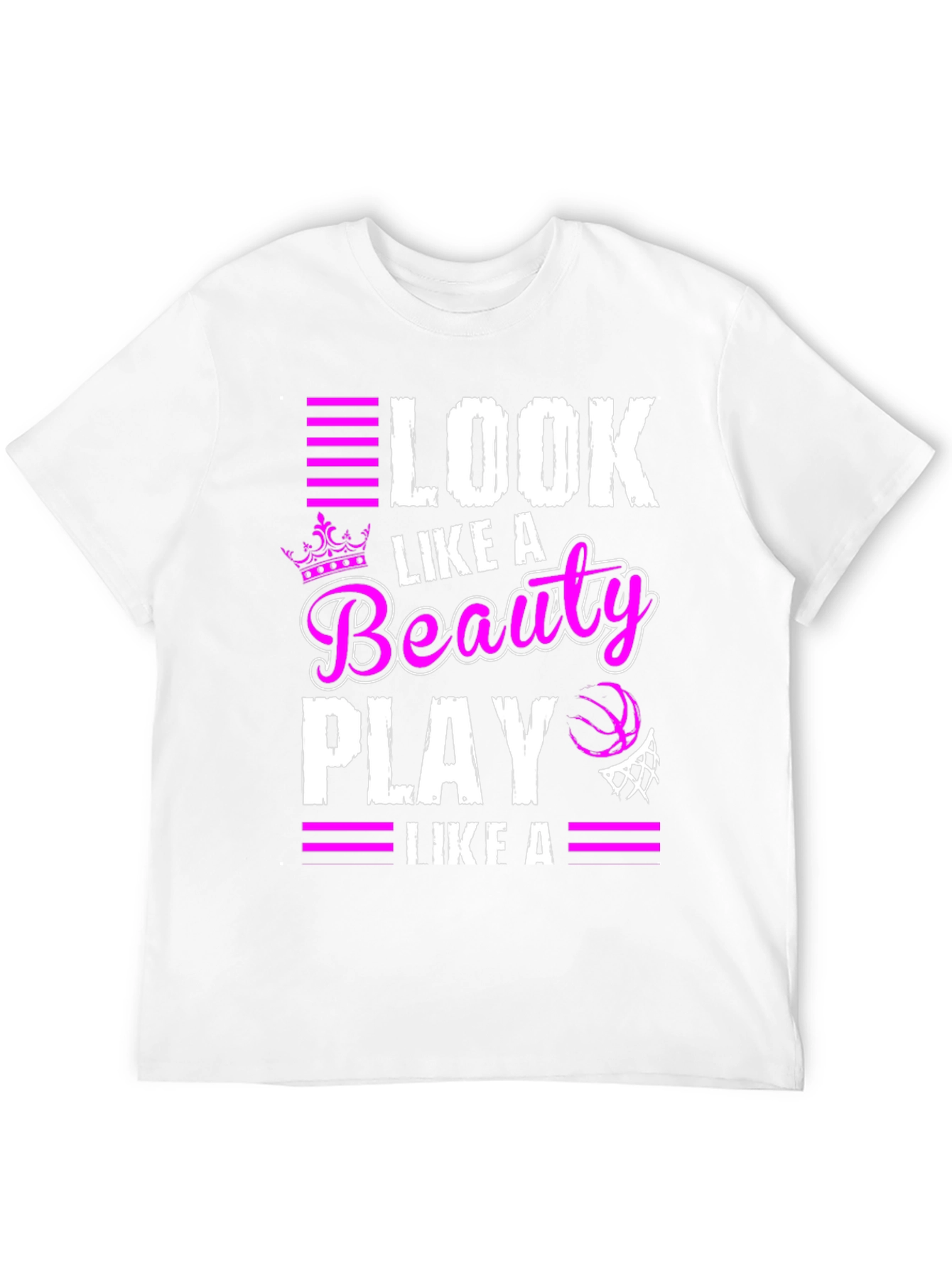 Look Like A Beauty Play Like A Beast T-Shirt