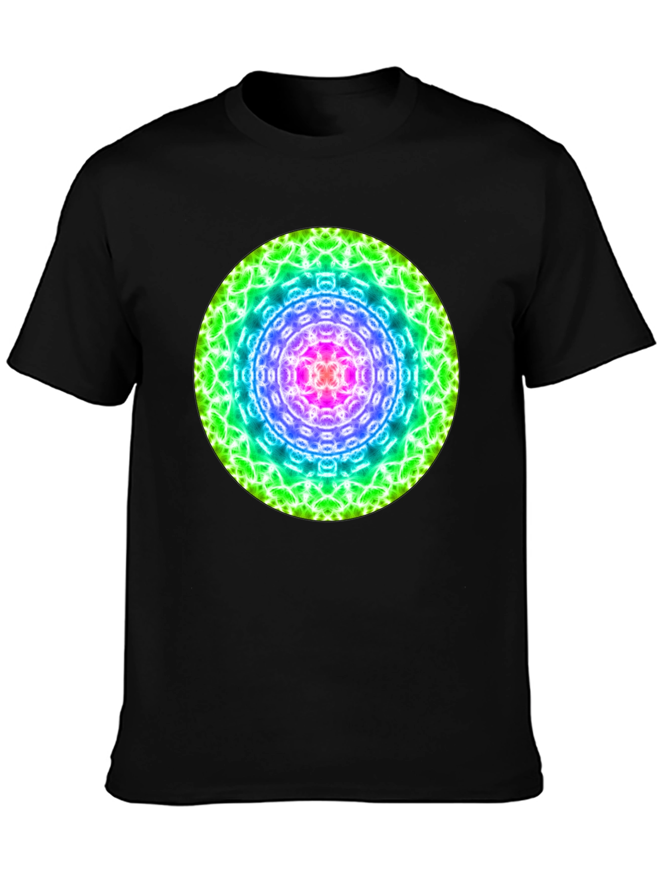 Vibrant Mandala Graphic Tee - Stylish Cotton Comfort