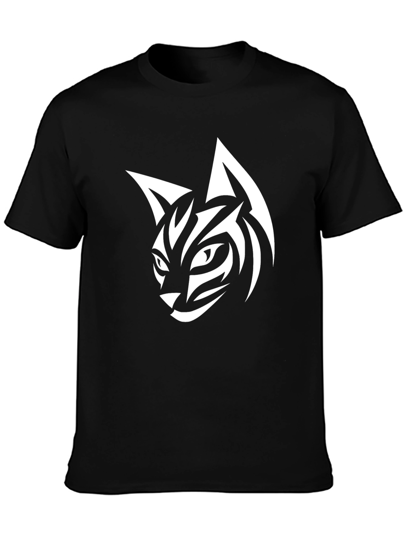 Cool Cat Graphic Tee - Black T-Shirt