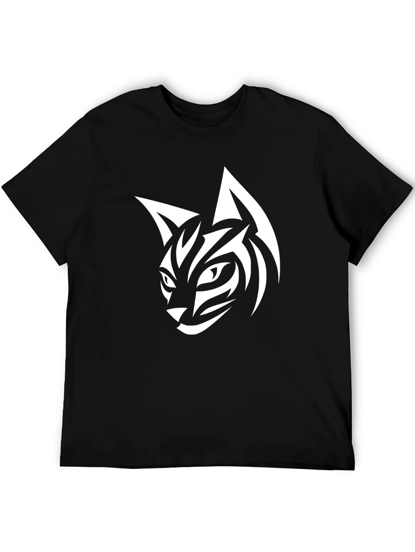 Cool Cat Graphic Tee - Black T-Shirt