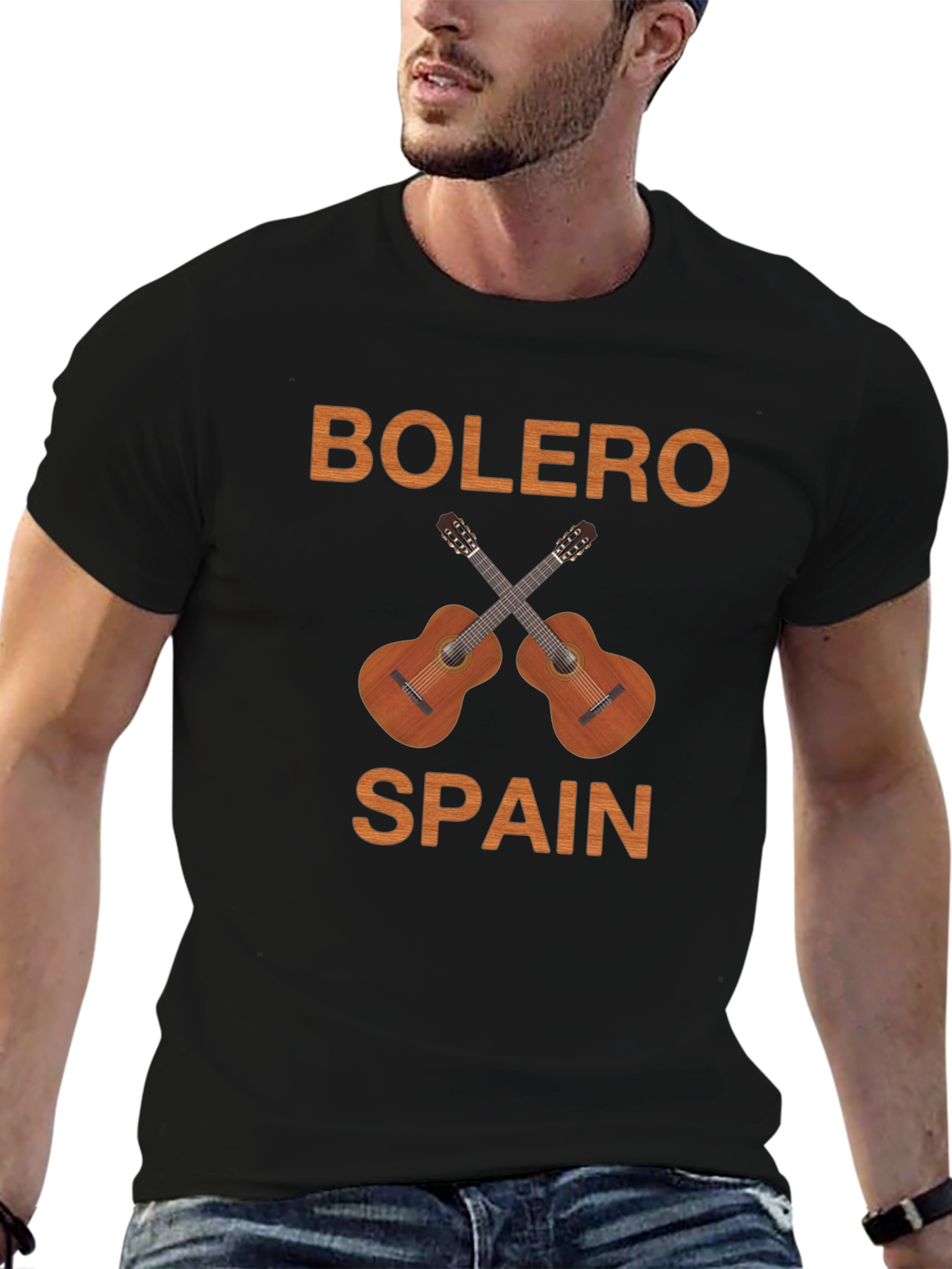 Bolero Spain Guitar T-Shirt - Cool Graphic Tee